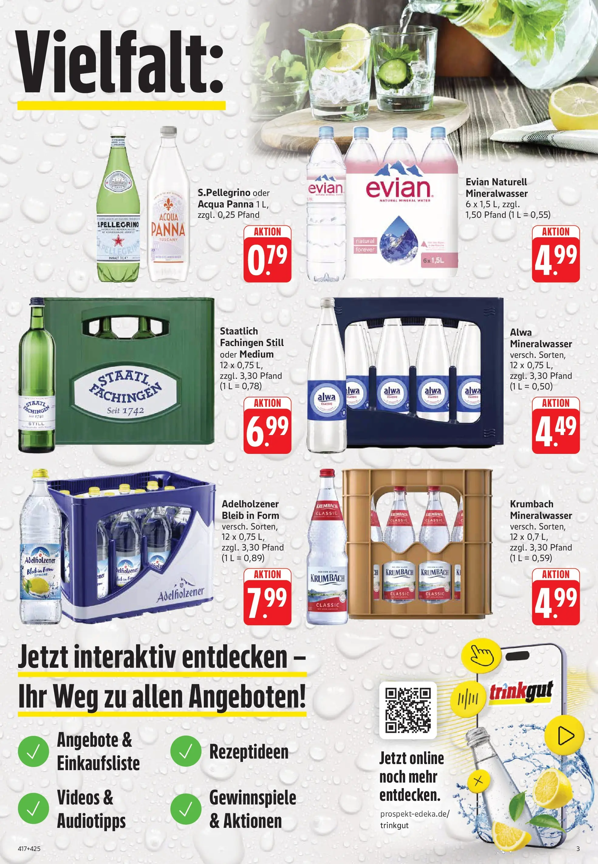 Trinkgut Prospekt Dossenheim	 (ab 03.05.2026) » Angebote online | Seite: 3 | Produkte: Adelholzener, Mineralwasser