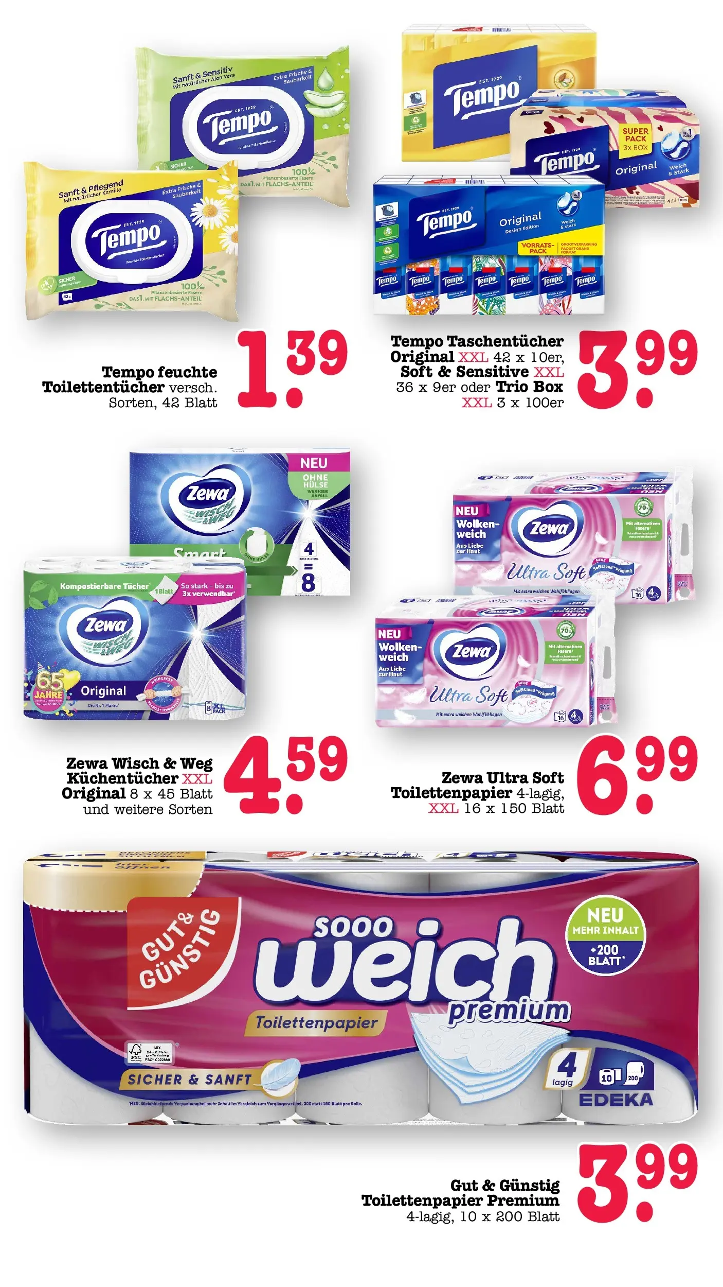 E center Prospekt Mainz-Weisenau	 (ab 03.05.2026) zum Blättern | Seite: 63 | Produkte: Box, Zewa, Tempo, Toilettenpapier