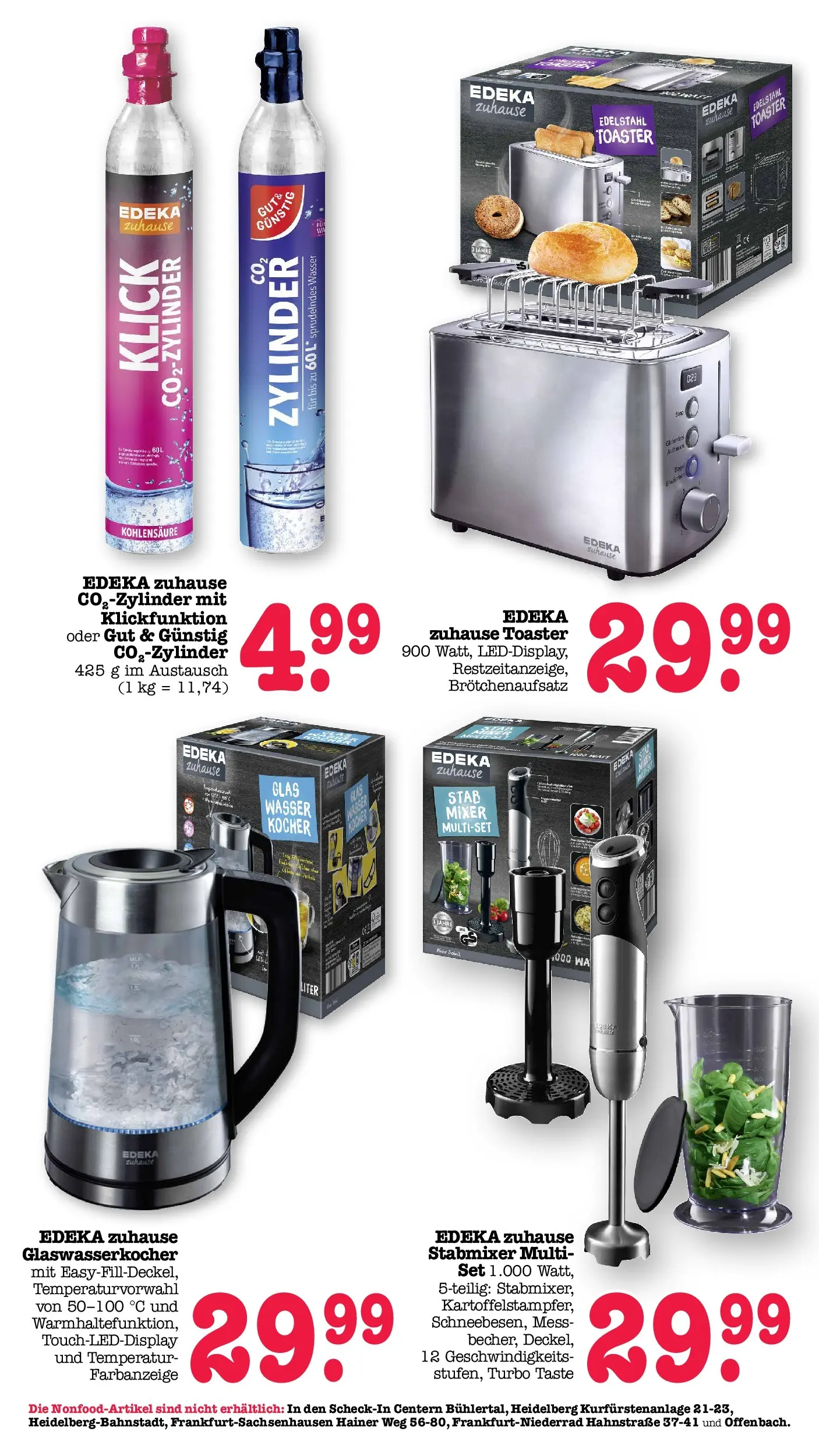 E center Prospekt Mainz-Weisenau	 (ab 03.05.2026) zum Blättern | Seite: 64 | Produkte: Mixer, Toaster, Kocher, Stabmixer