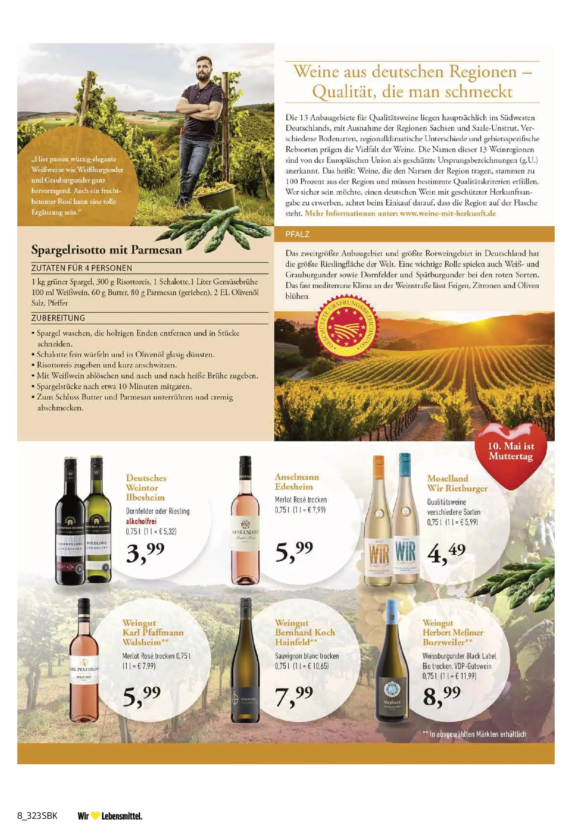 E center Prospekt Bad Bergzabern	 (ab 04.05.2026) zum Blättern | Seite: 10 | Produkte: Butter, Messmer, Spargel, Pfeffer