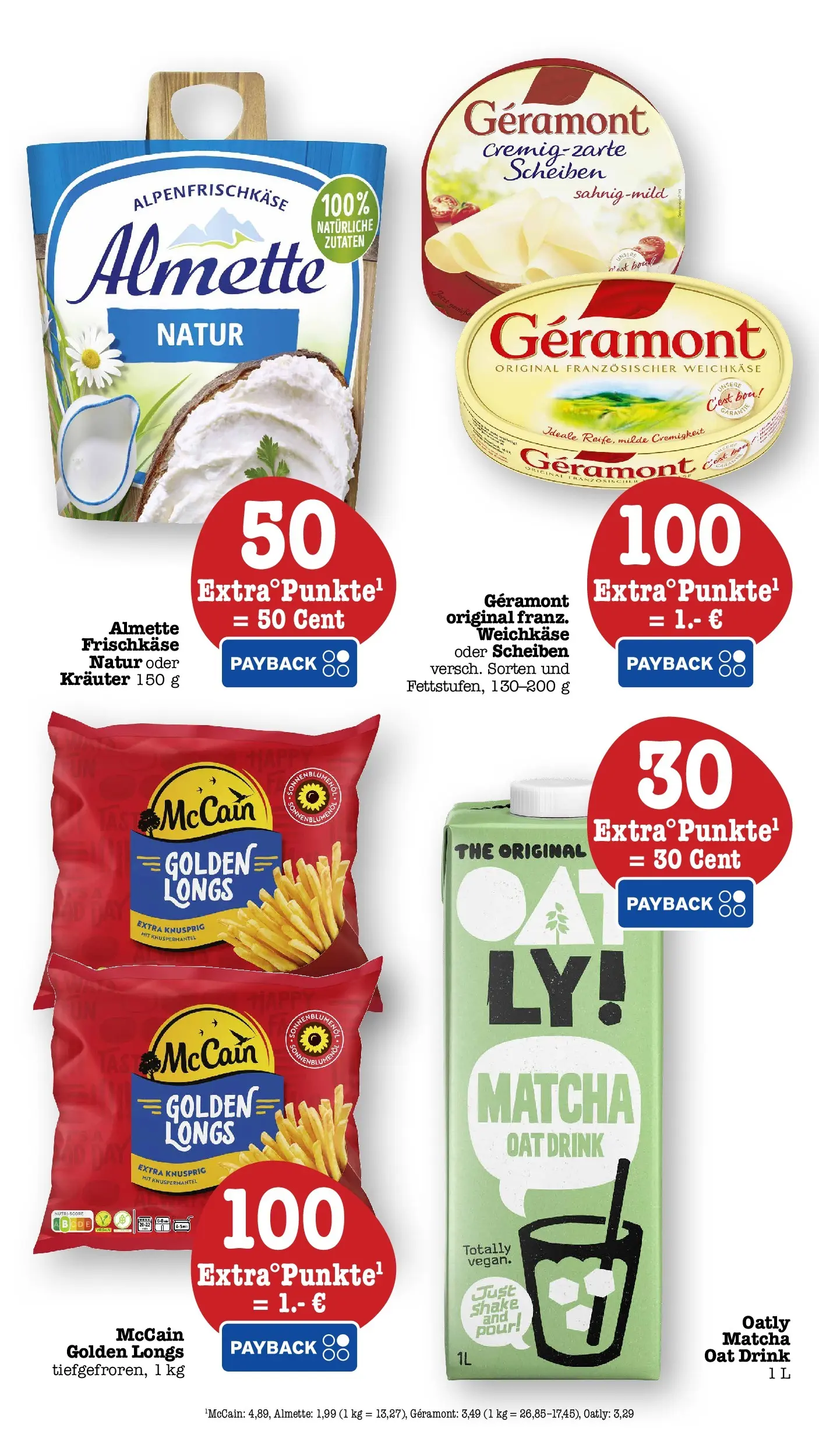 E center Prospekt Mainz-Weisenau	 (ab 03.05.2026) zum Blättern | Seite: 70 | Produkte: Geramont, Almette, McCain, Oatly