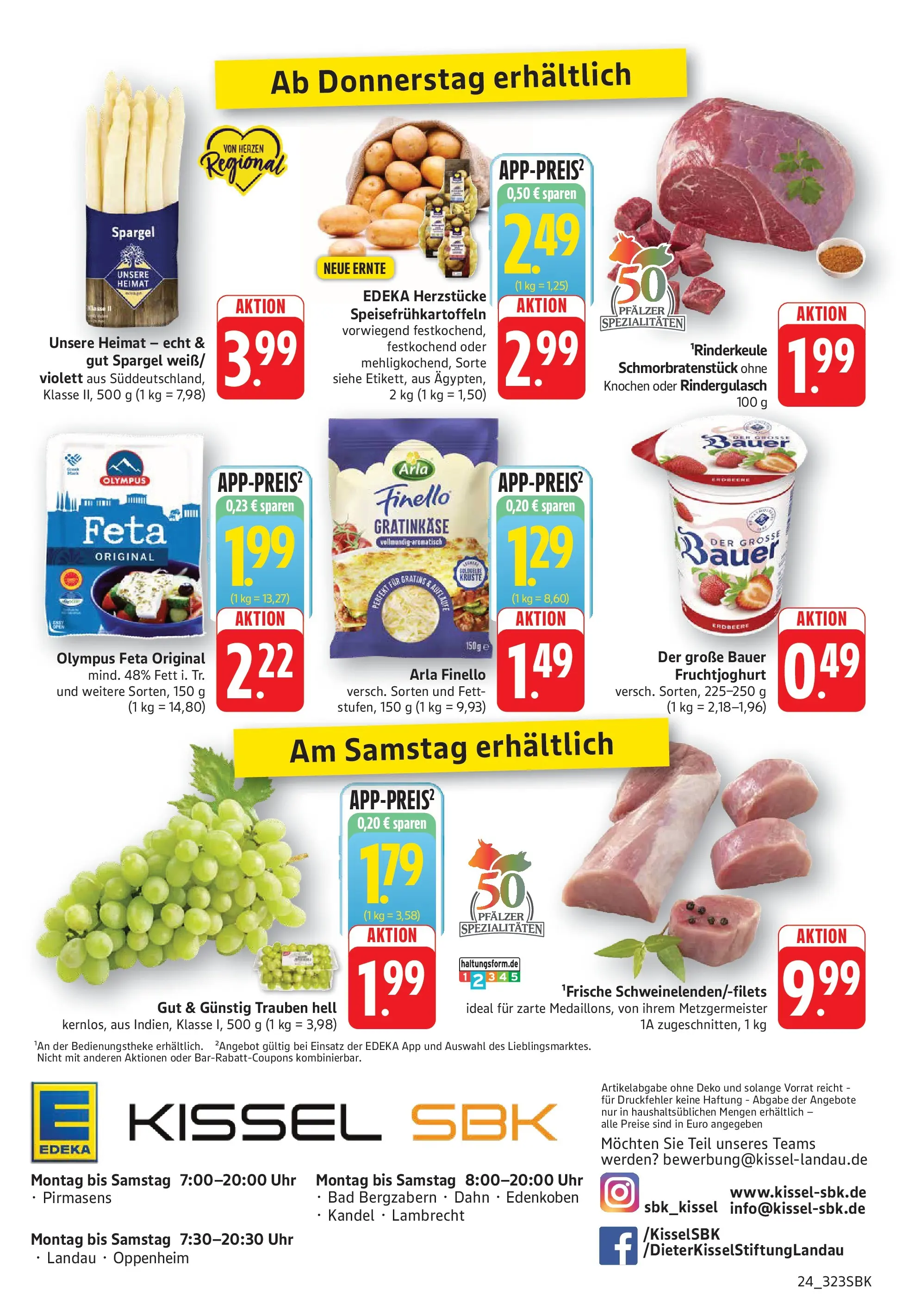 E center Prospekt Bad Bergzabern	 (ab 04.05.2026) zum Blättern | Seite: 26 | Produkte: Rindergulasch, Trauben, Bad, Fruchtjoghurt