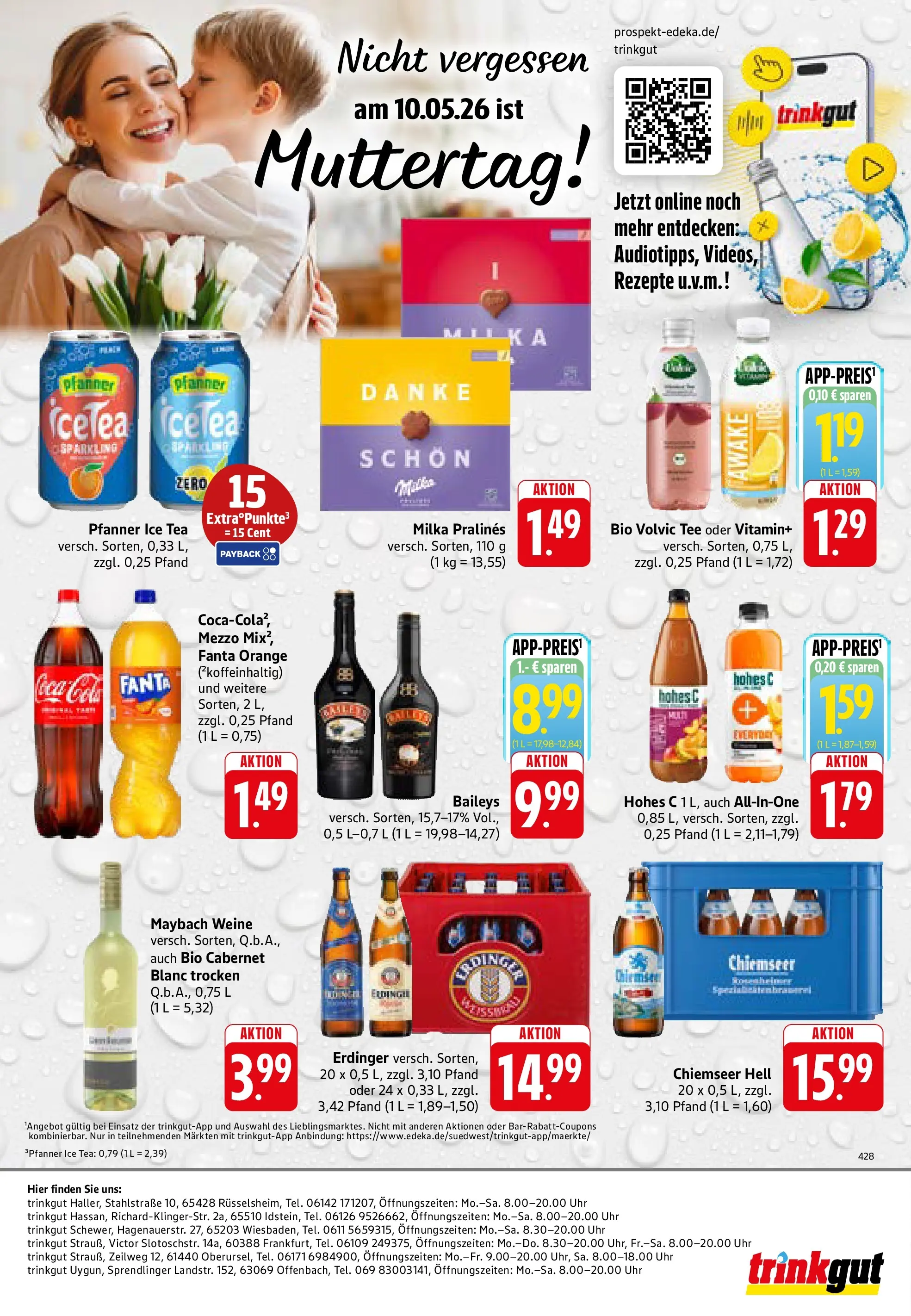 Trinkgut Prospekt Frankfurt A.M.	 (ab 03.05.2026) » Angebote online | Seite: 8 | Produkte: Fanta, Cola, Tee, Volvic
