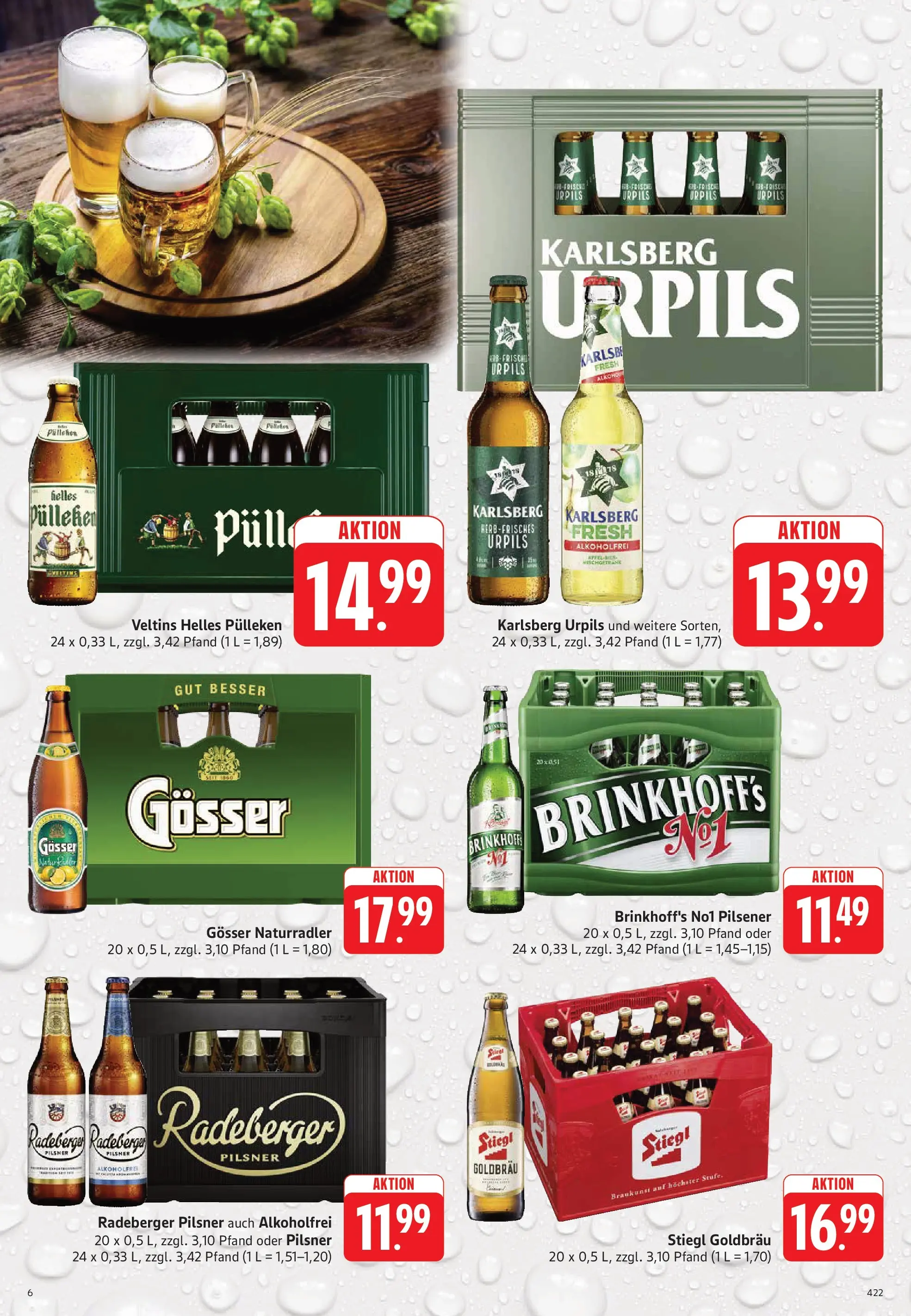 Trinkgut Prospekt Dillingen	 (ab 03.05.2026) » Angebote online | Seite: 6 | Produkte: Helles pulleken, Radeberger pilsner, Veltins
