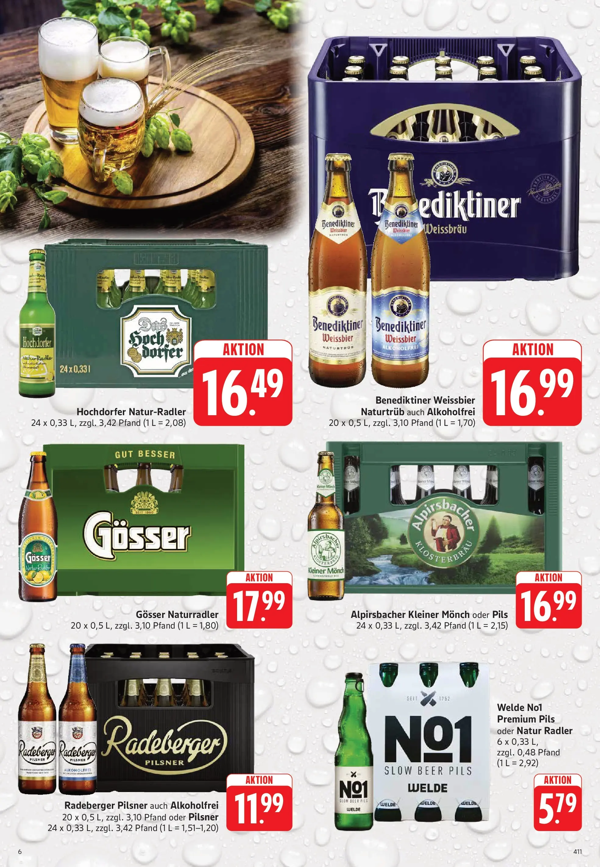 Trinkgut Prospekt Karlsbad - Langensteinbach	 (ab 03.05.2026) » Angebote online | Seite: 6 | Produkte: Weißbier, Pils, Radler, Radeberger pilsner