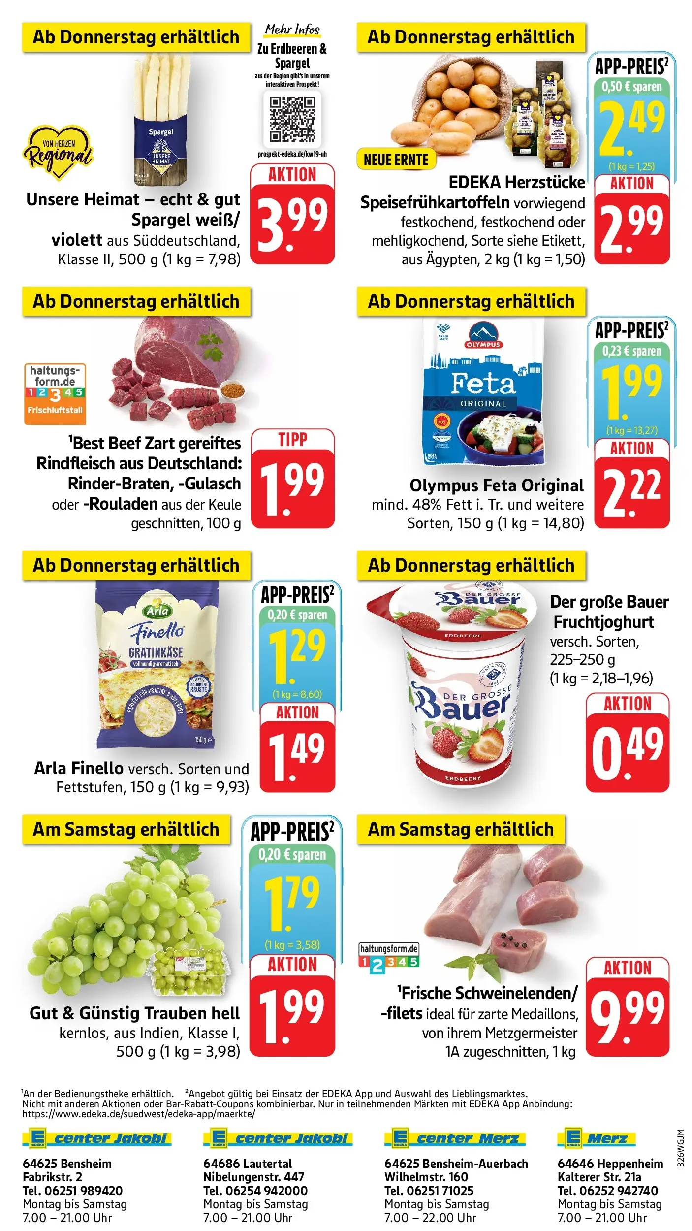 E center Prospekt Lautertal-Lautern	 (ab 04.05.2026) zum Blättern | Seite: 54 | Produkte: Spargel, Fruchtjoghurt, Rindfleisch, Erdbeeren