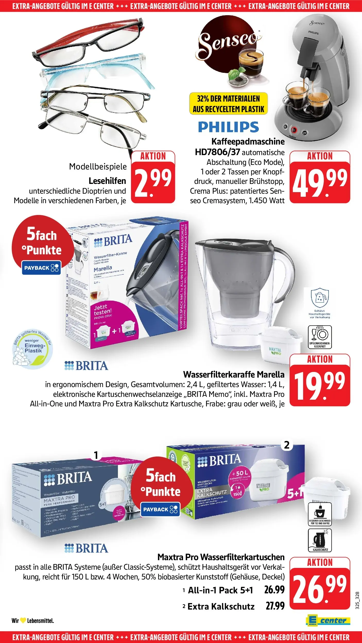 E center Prospekt Groß-Zimmern	 (ab 04.05.2026) zum Blättern | Seite: 67 | Produkte: Philips, Kaffee, Wasser, Tee