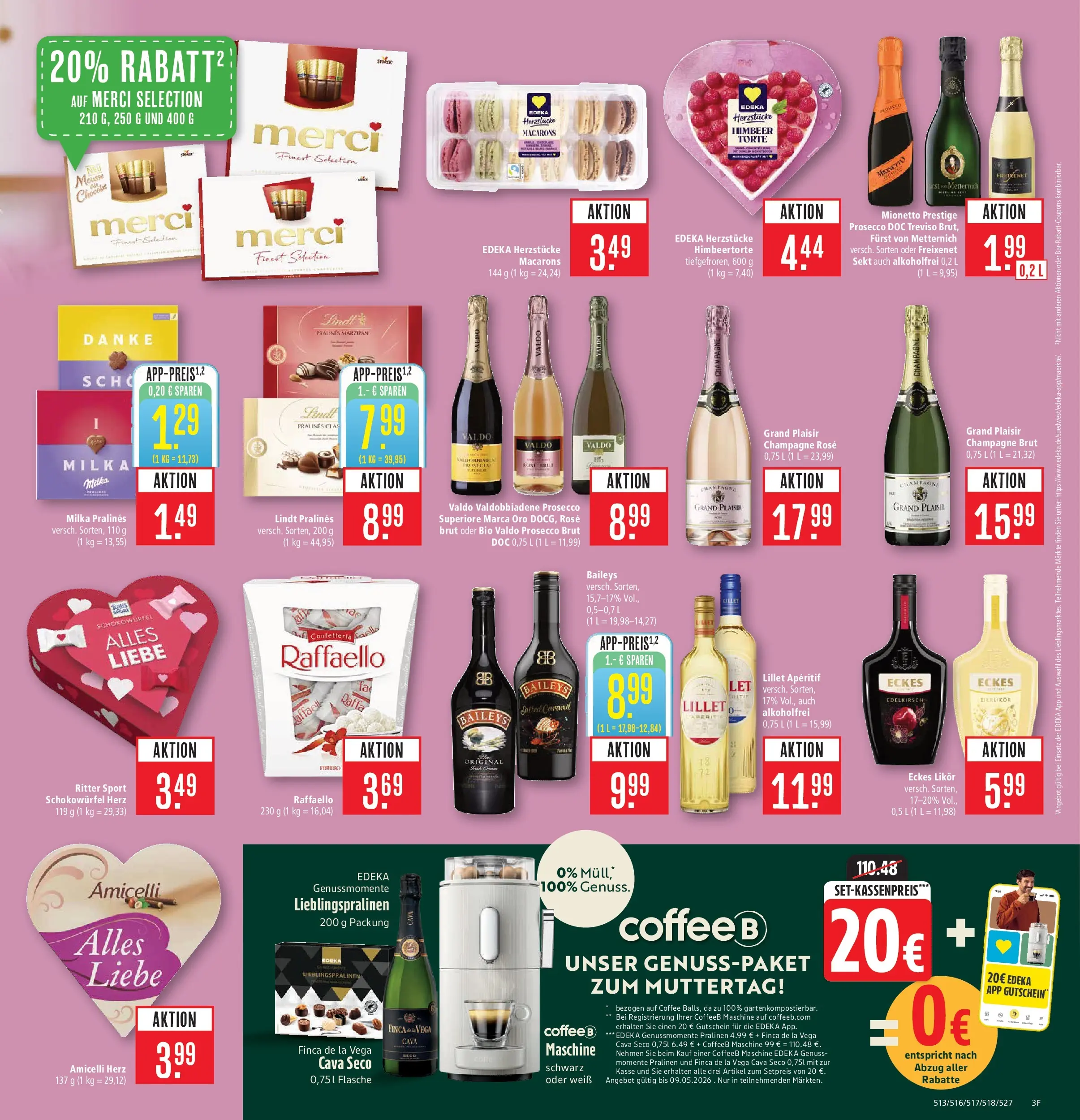 Marktkauf Prospekt Böblingen	 (ab 04.05.2026) » Angebote online | Seite: 3 | Produkte: Raffaello, Furst von metternich, Prosecco, Lindt