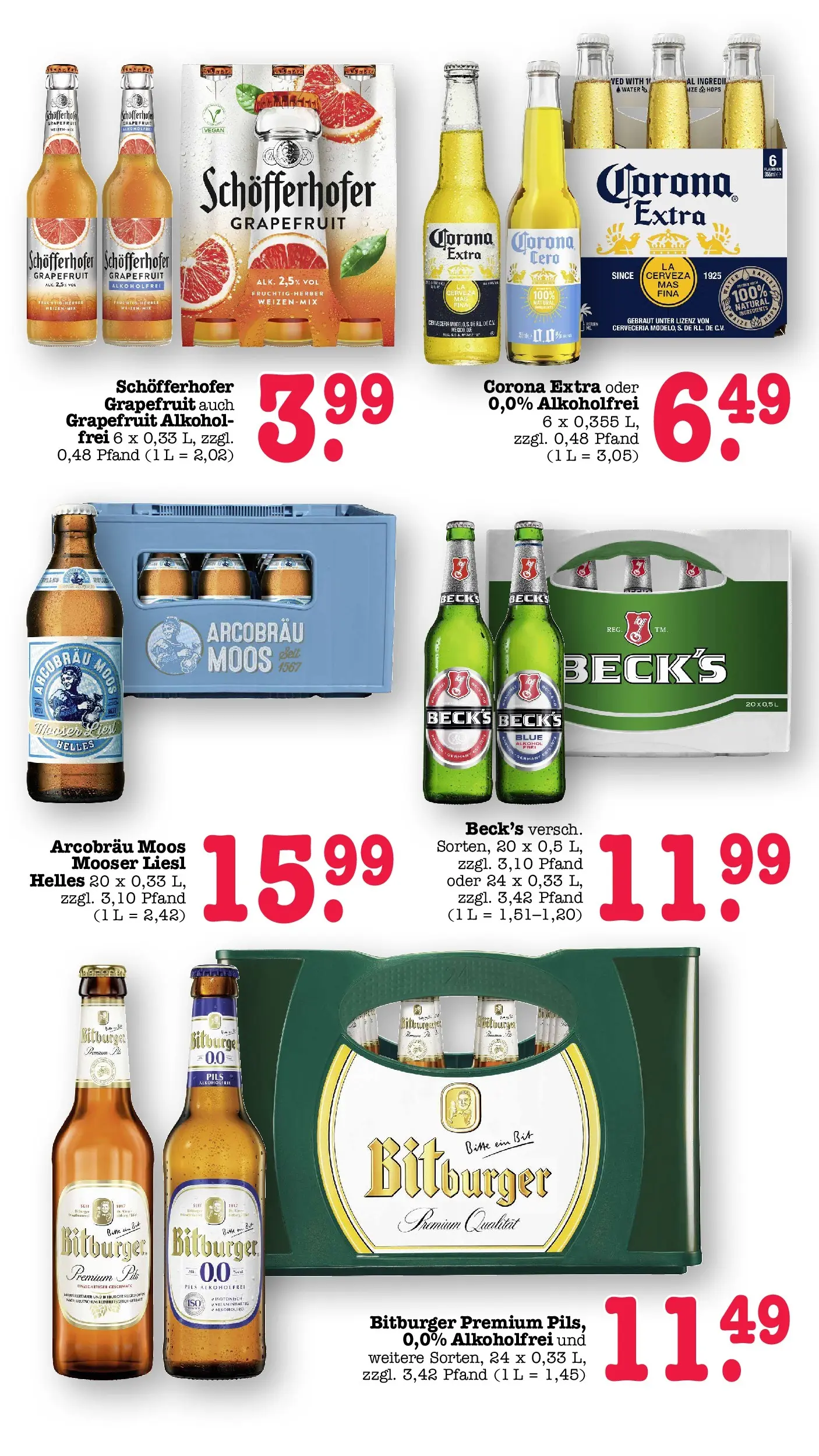 E center Prospekt Mainz-Weisenau	 (ab 03.05.2026) zum Blättern | Seite: 50 | Produkte: Bitburger, Pils, Grapefruit