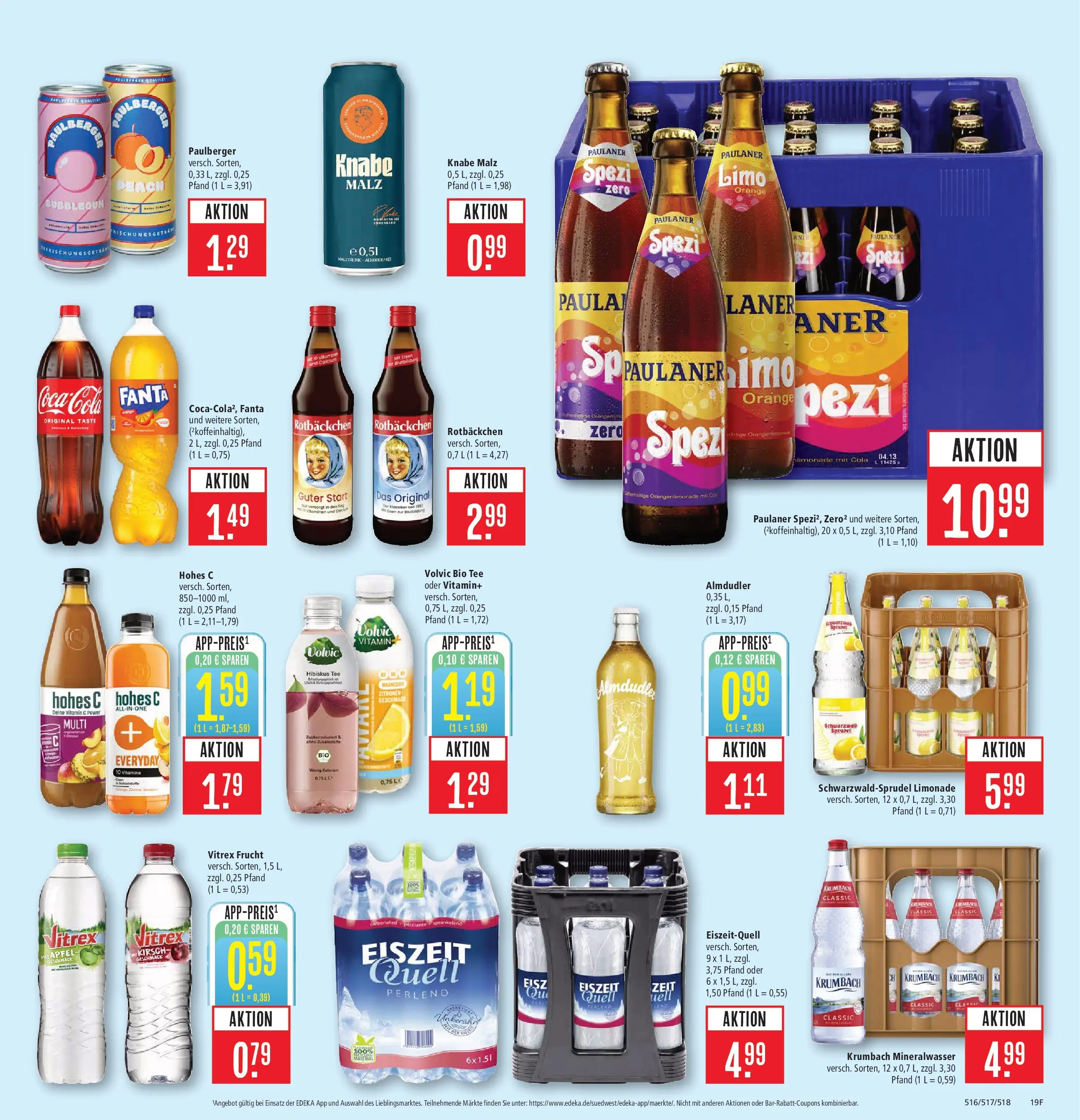 Marktkauf Prospekt Böblingen	 (ab 04.05.2026) » Angebote online | Seite: 29 | Produkte: Coca cola, Mineralwasser, Tee, Paulaner