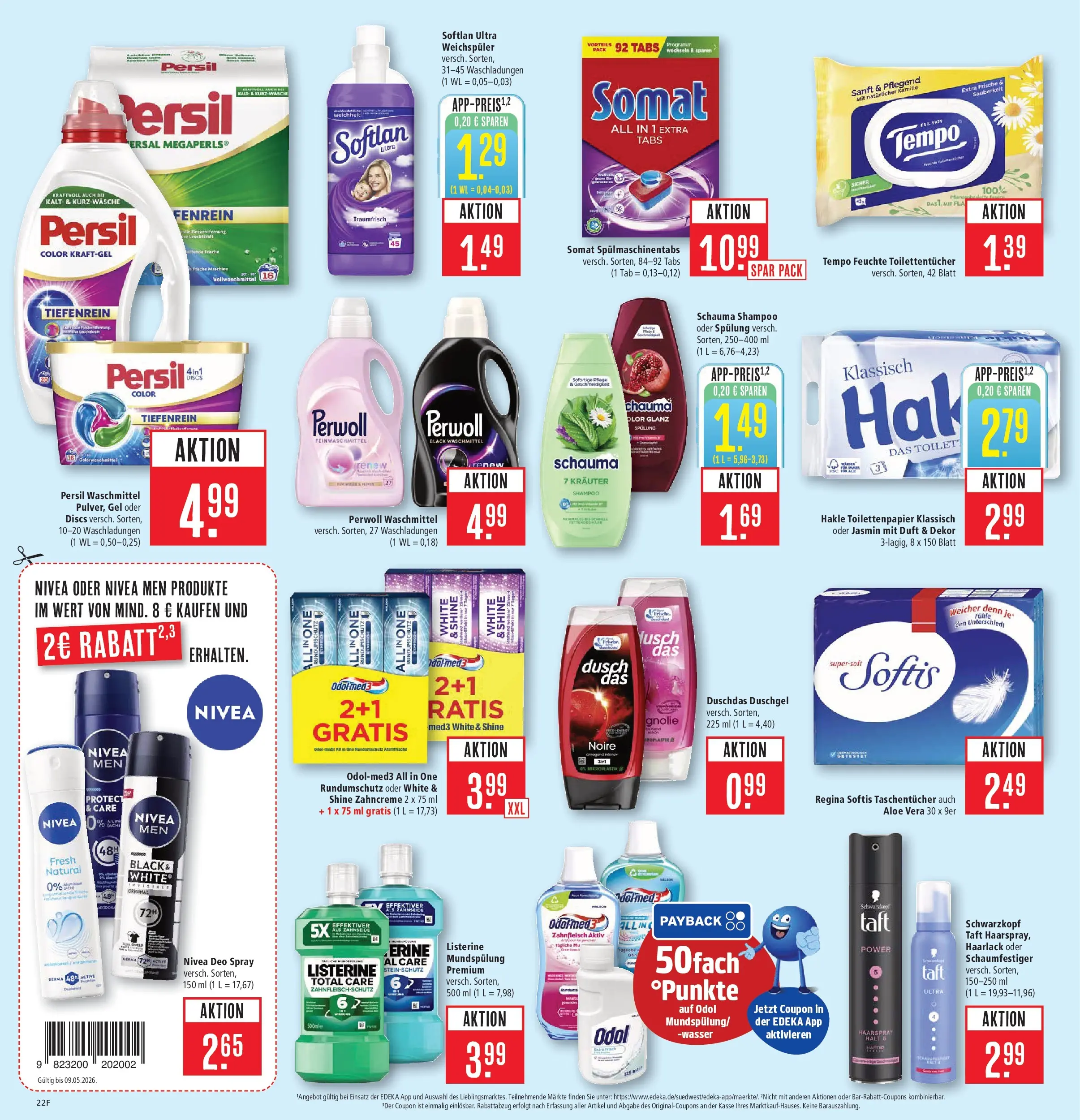 Marktkauf Prospekt Böblingen	 (ab 04.05.2026) » Angebote online | Seite: 32 | Produkte: Schauma shampoo, Shampoo, Tempo, Toilettenpapier