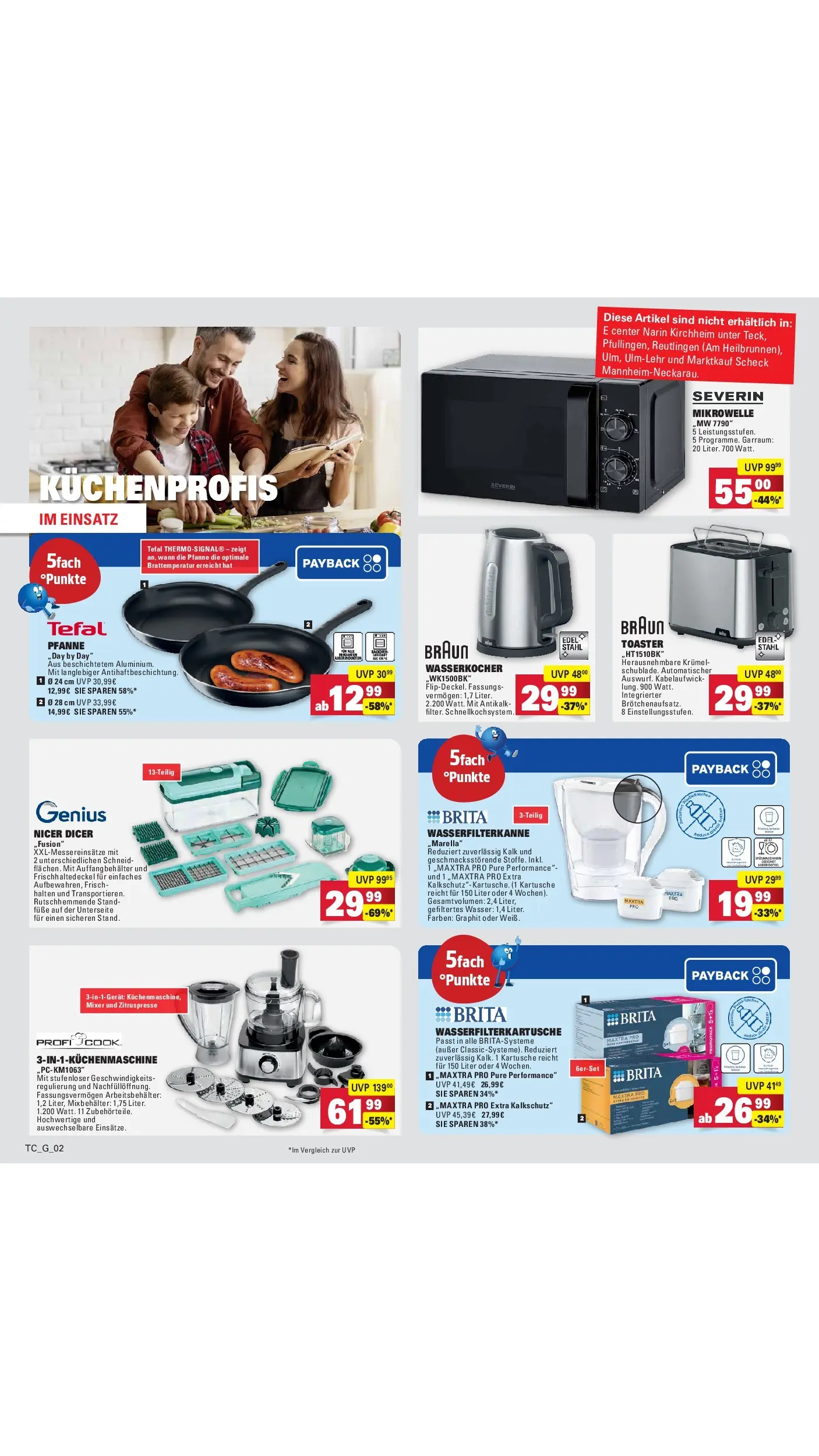 E center Prospekt Mainz-Weisenau	 (ab 03.05.2026) zum Blättern | Seite: 79 | Produkte: Mikrowelle, Mixer, Toaster, Wasser