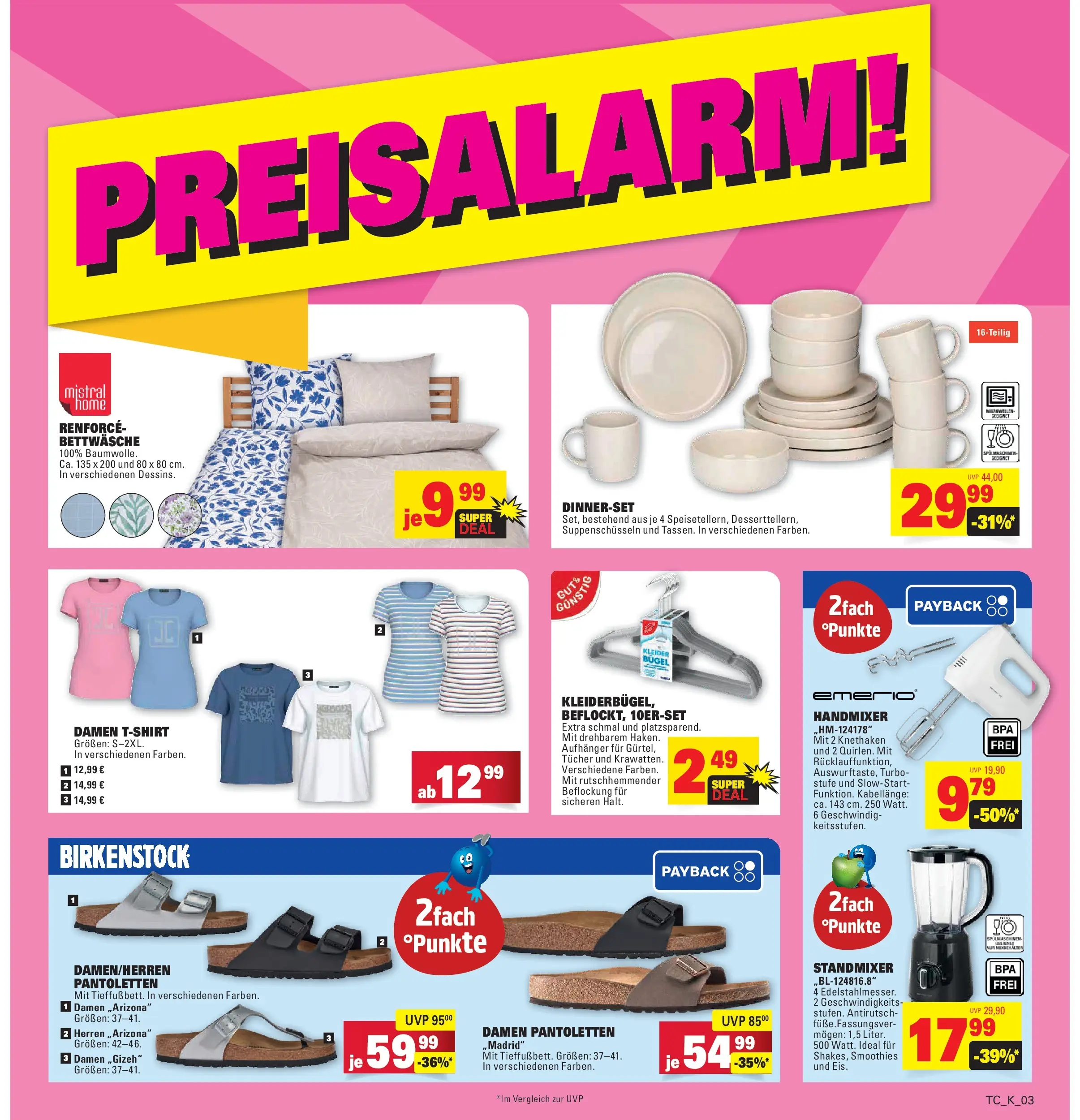 Marktkauf Prospekt Friedrichshafen	 (ab 04.05.2026) » Angebote online | Seite: 37 | Produkte: Bettwäsche, Handmixer