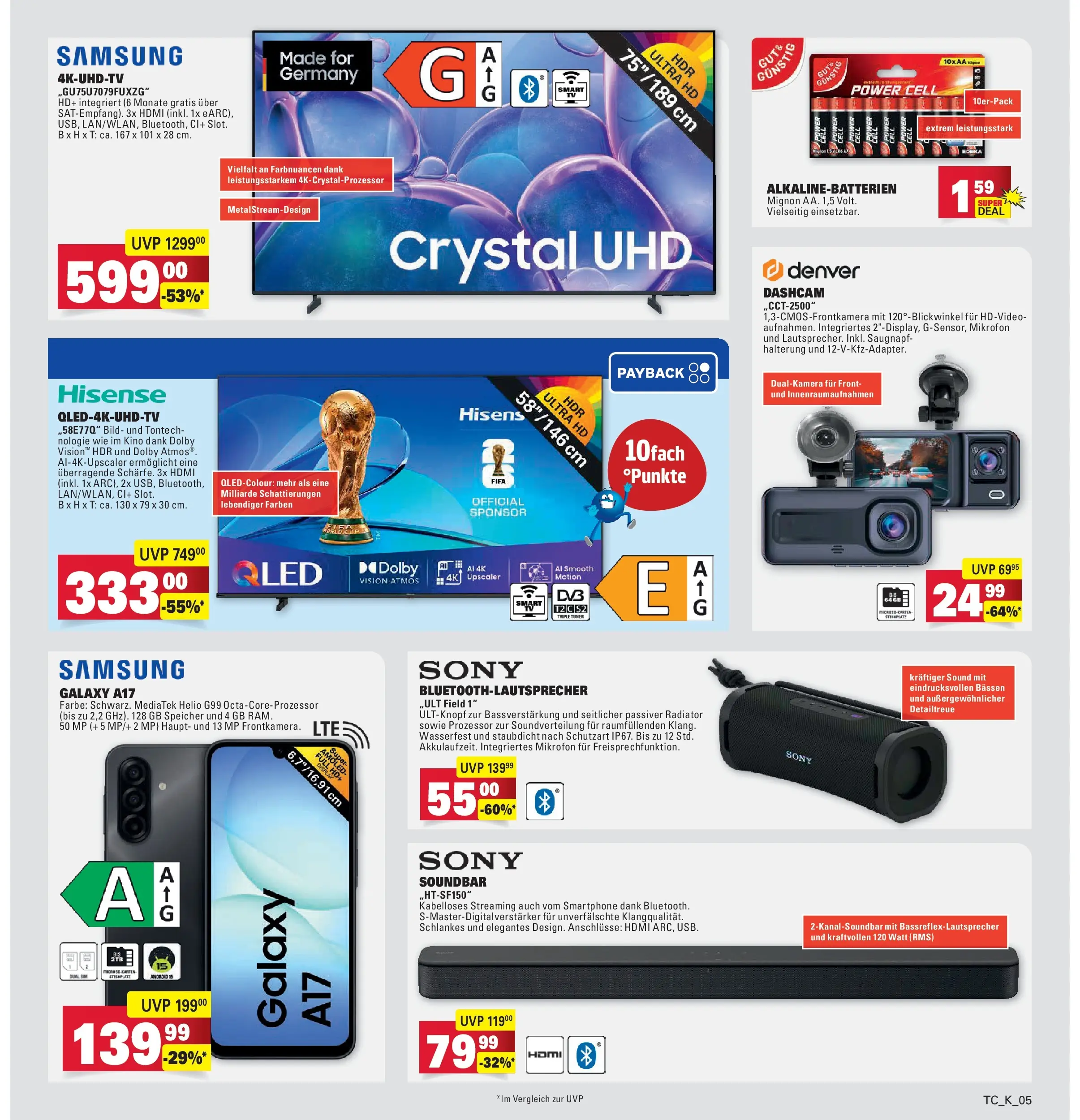 Marktkauf Prospekt Friedrichshafen	 (ab 04.05.2026) » Angebote online | Seite: 39 | Produkte: USB, Samsung, Soundbar, Smartphone