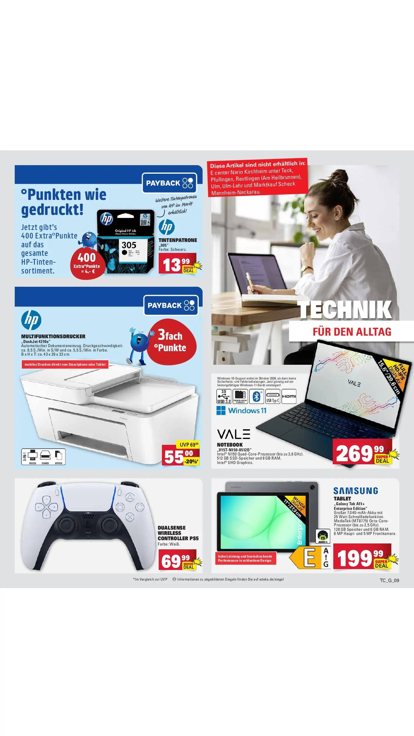 E center Prospekt Mainz-Weisenau	 (ab 03.05.2026) zum Blättern | Seite: 86 | Produkte: HP, USB, Smartphone, Tablet