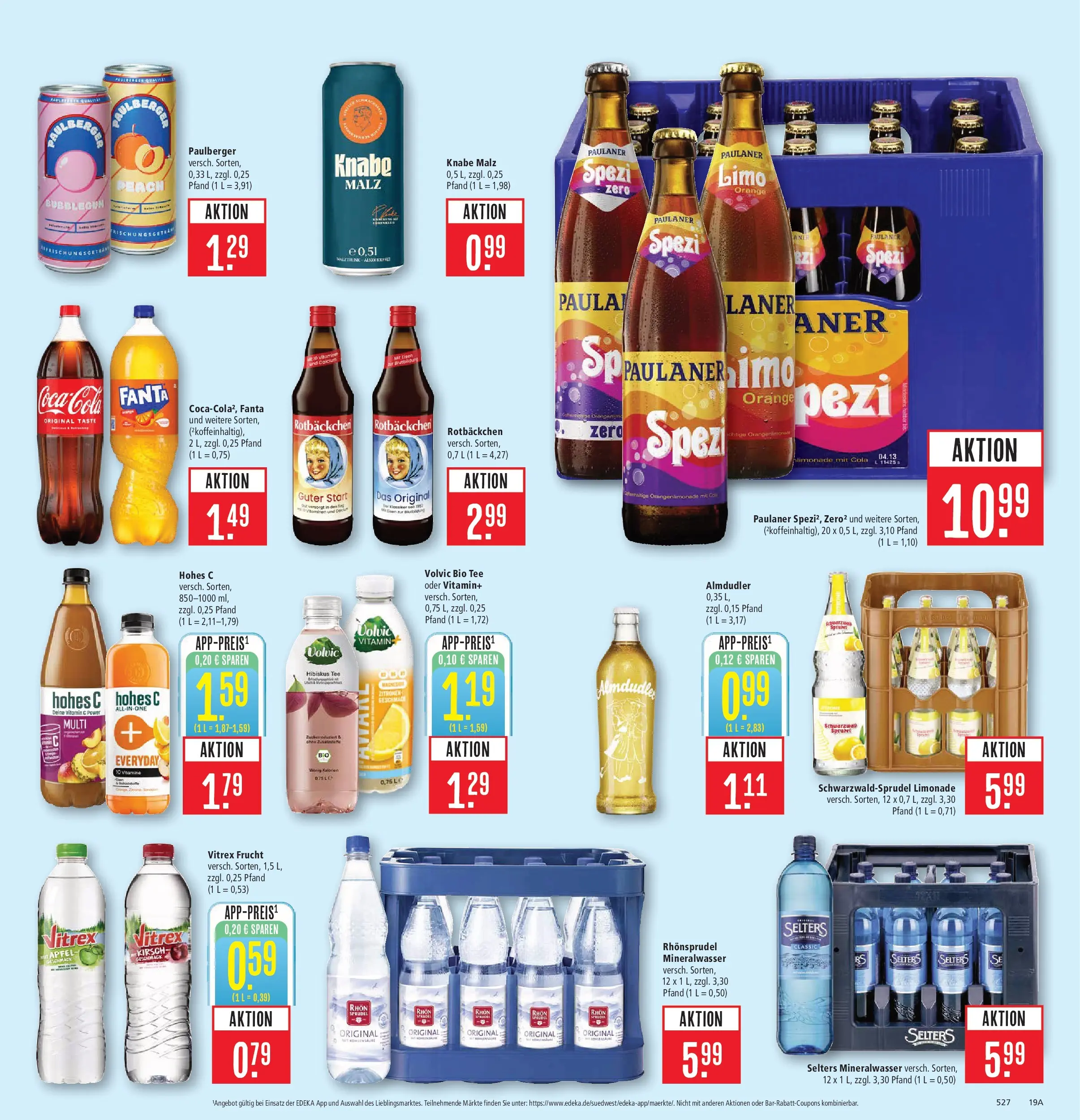 Marktkauf Prospekt Aschaffenburg	 (ab 04.05.2026) » Angebote online | Seite: 29 | Produkte: Cola, Limonade, Volvic, Paulaner