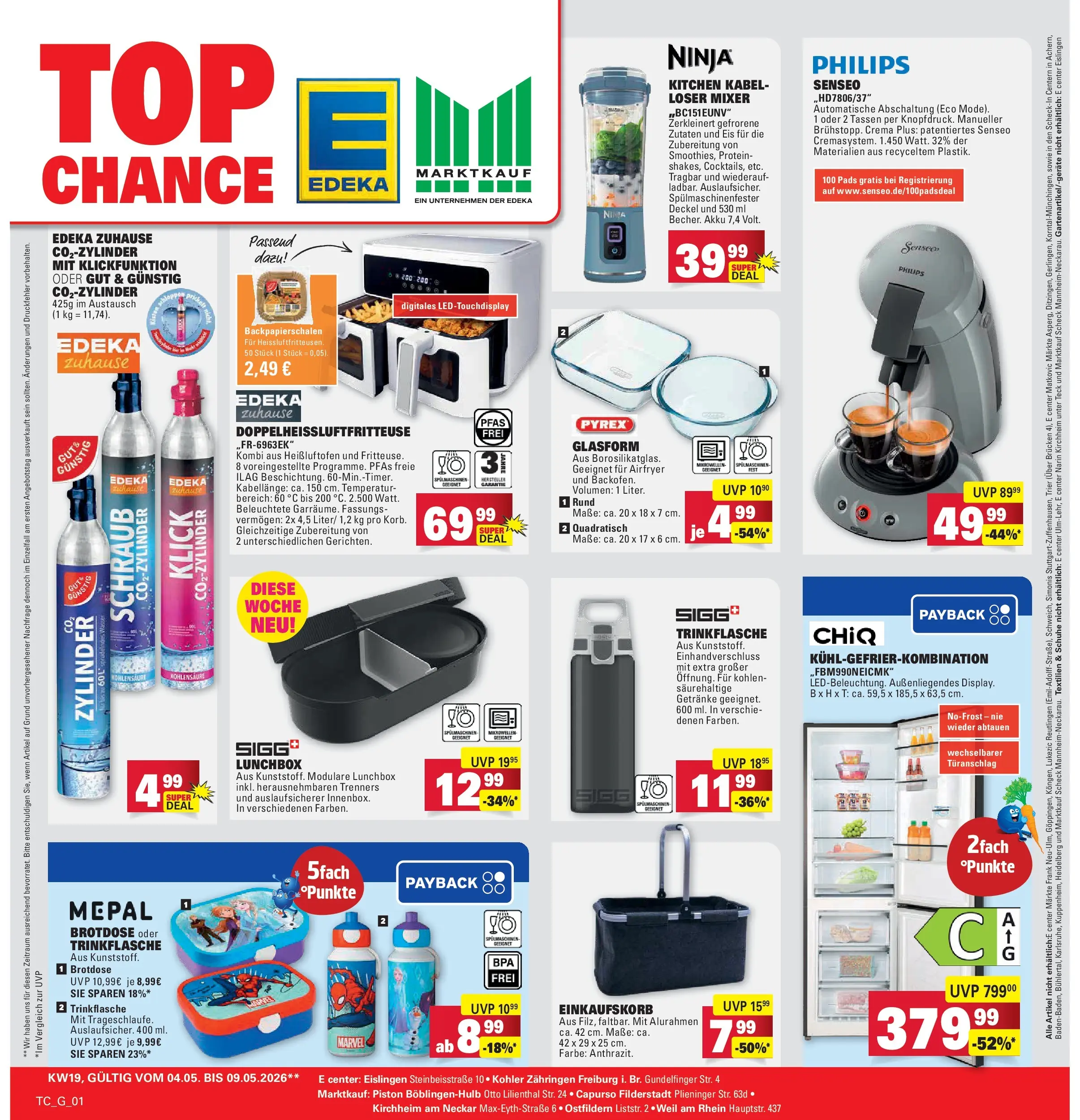 Marktkauf Prospekt Böblingen	 (ab 04.05.2026) » Angebote online | Seite: 35 | Produkte: Kabel, Philips, Senseo, Mixer