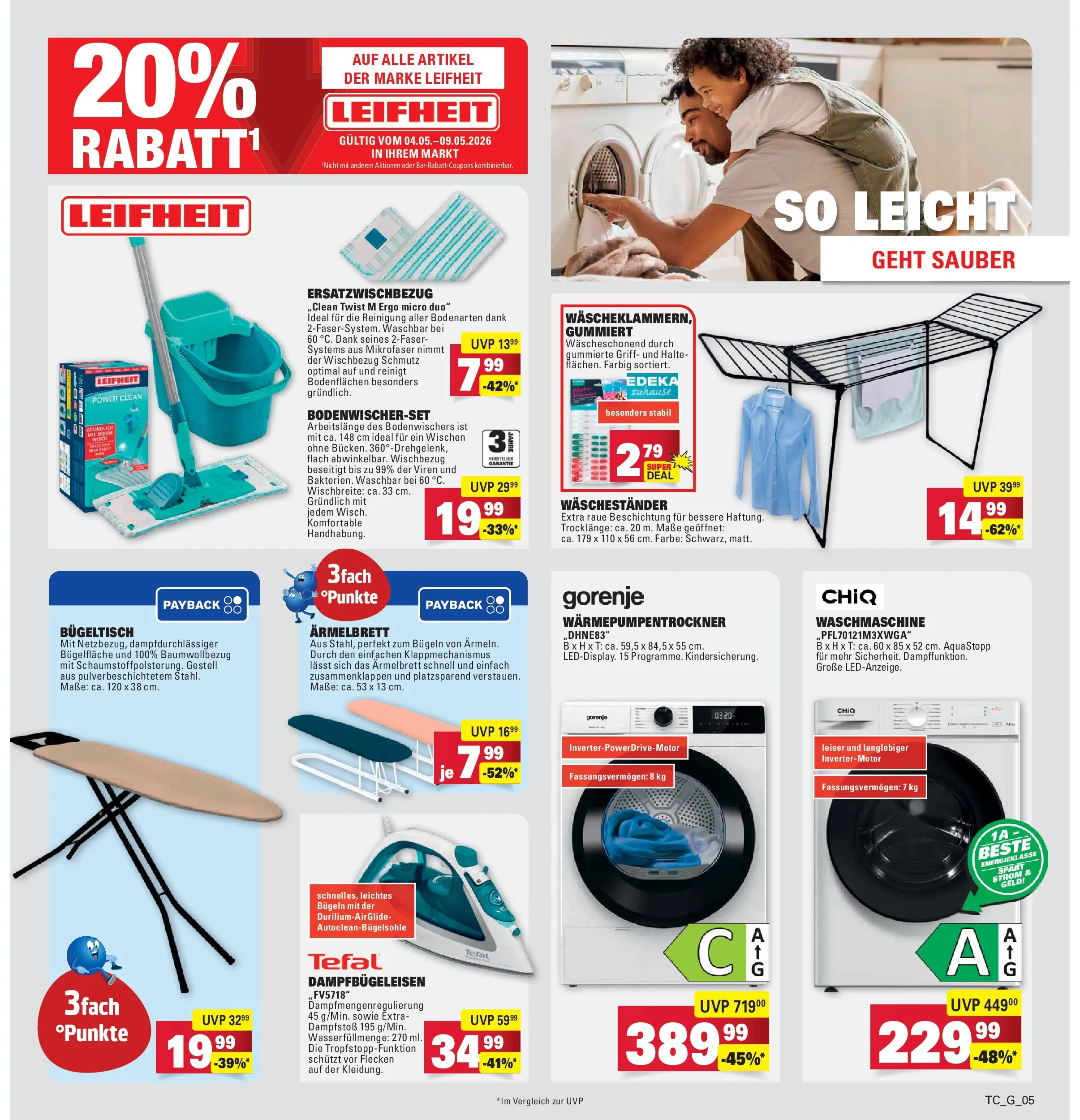 Marktkauf Prospekt Böblingen	 (ab 04.05.2026) » Angebote online | Seite: 39 | Produkte: Gorenje, Waschmaschine, Waschestander