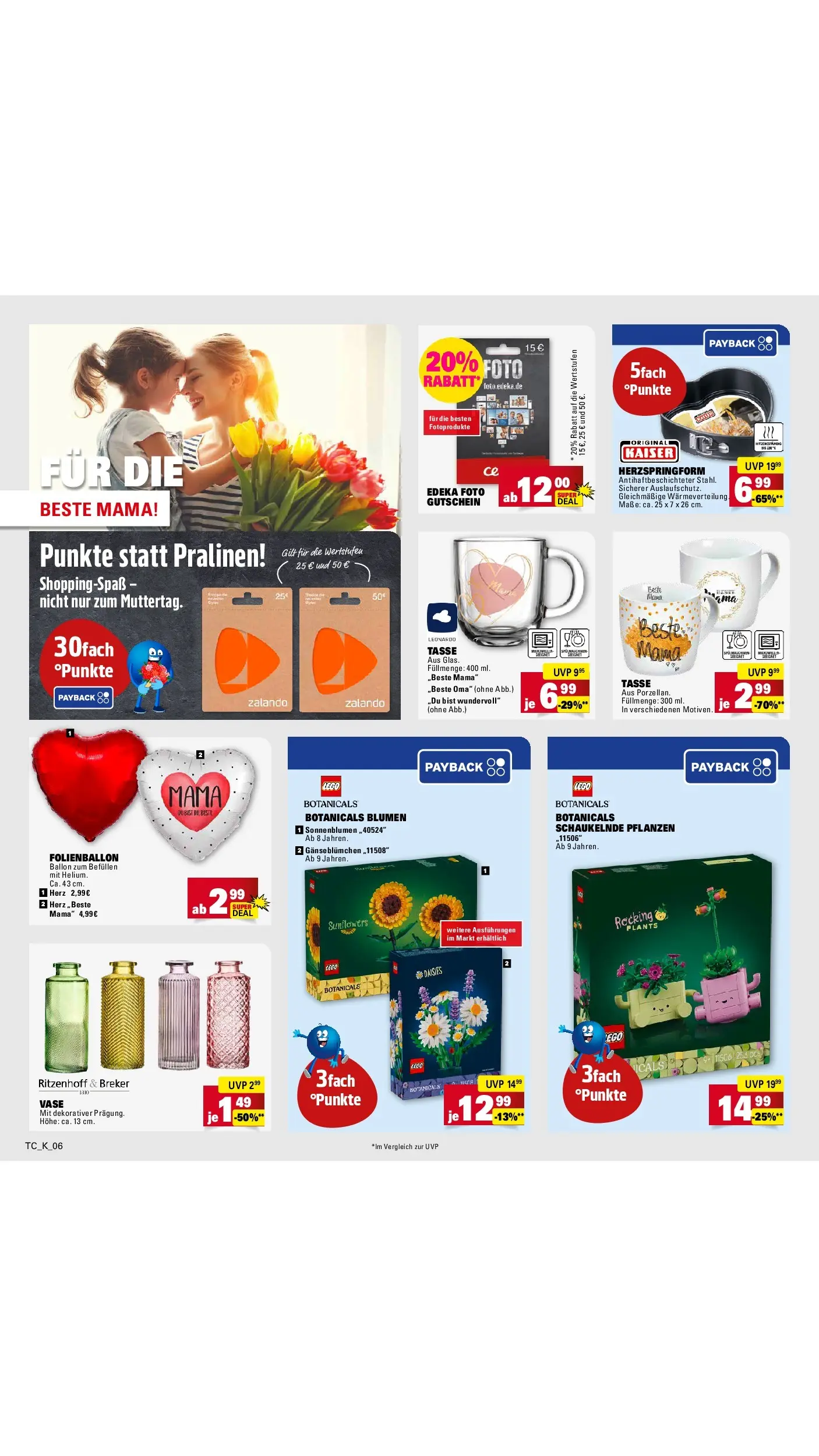 E center Prospekt Trier	 (ab 04.05.2026) zum Blättern | Seite: 75 | Produkte: Blumen, Vase