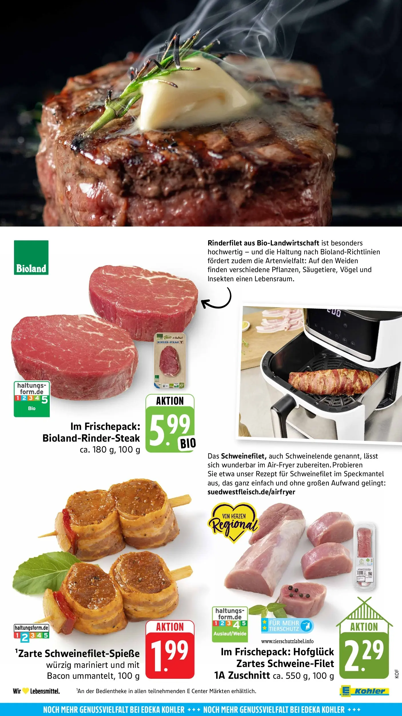 E center Prospekt Offenburg	 (ab 04.05.2026) zum Blättern | Seite: 57 | Produkte: Rinderfilet, Schweinefilet