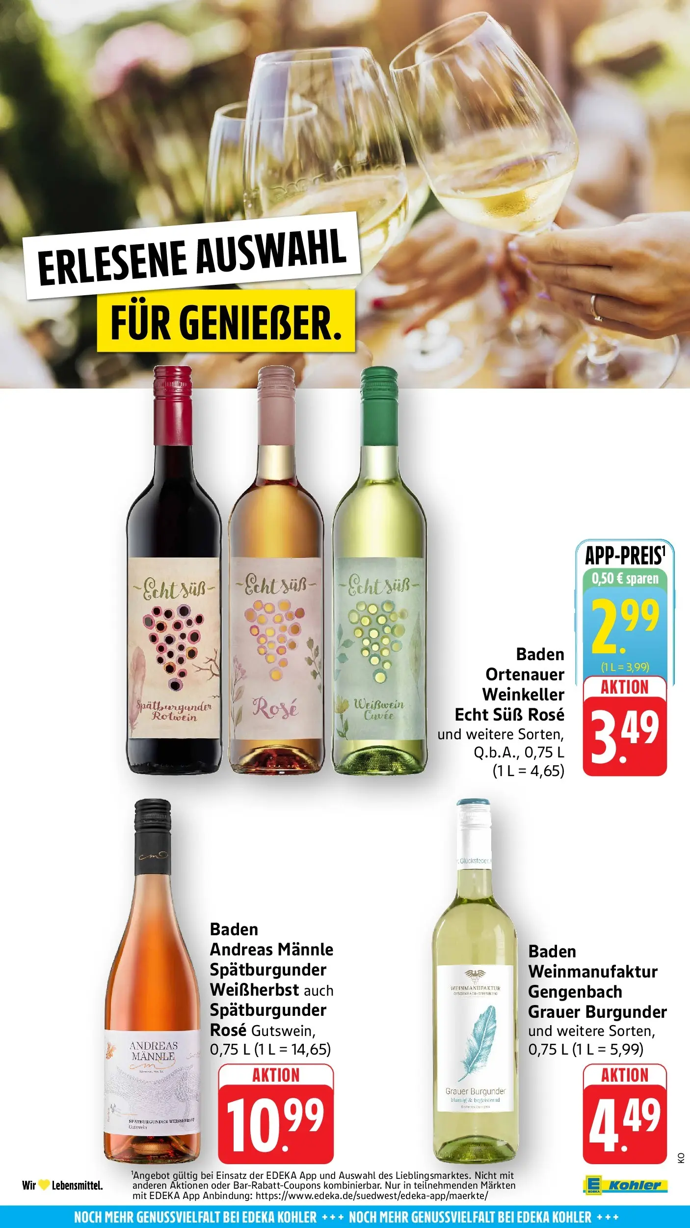 E center Prospekt Offenburg	 (ab 04.05.2026) zum Blättern | Seite: 60 | Produkte: Weißwein, Rotwein