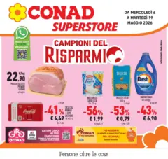 Anteprima del volantino Conad - Campioni del risparmio valido a partire dal 05.05.2026