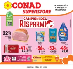 Anteprima del volantino Conad - Campioni del risparmio valido a partire dal 05.05.2026