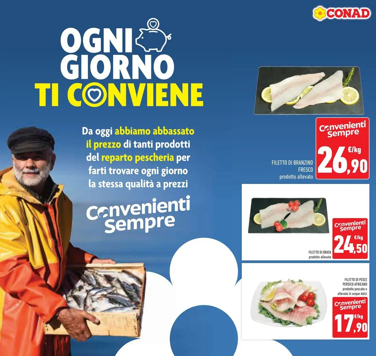 Volantino Conad dal 05/05/2026 > Anteprima | Pagina: 9 | Prodotti: Pesce, Branzino, Orata