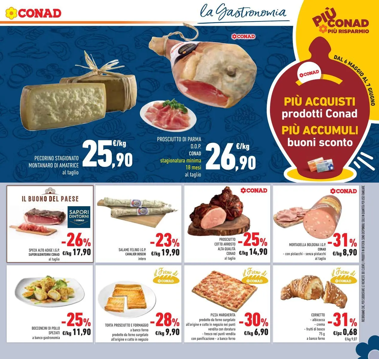 Volantino Conad dal 05/05/2026 > Anteprima | Pagina: 12 | Prodotti: Salame, Pizza, Pistacchi, Pecorino