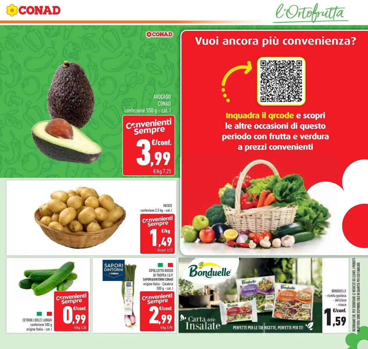 Volantino Conad dal 05/05/2026 > Anteprima | Pagina: 14 | Prodotti: Tè, Cetrioli, Avocado, Frutta