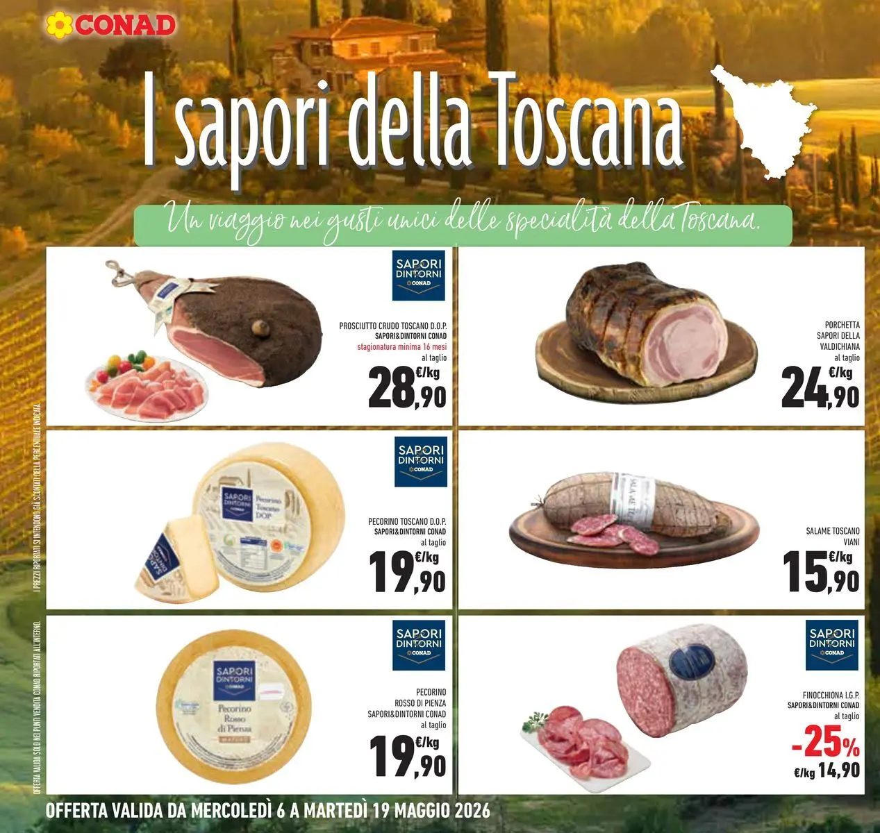 Volantino Conad dal 05/05/2026 > Anteprima | Pagina: 17 | Prodotti: Porchetta, Prosciutto, The, Pecorino