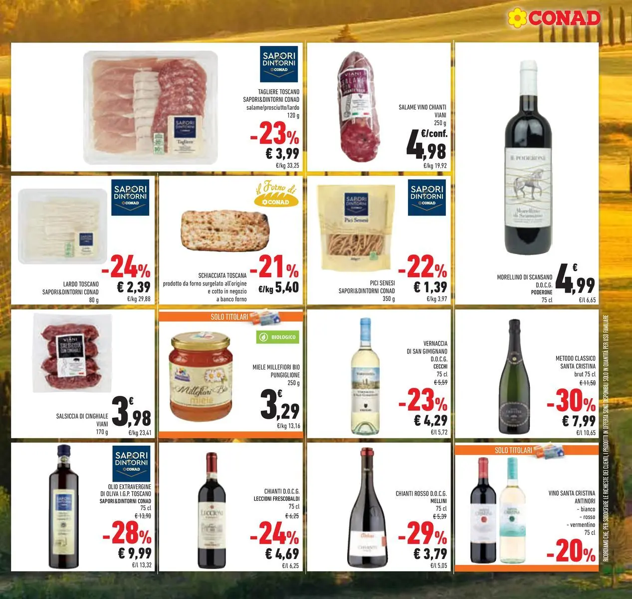 Volantino Conad dal 05/05/2026 > Anteprima | Pagina: 18 | Prodotti: Olio, Olive, Pasta, Tagliere