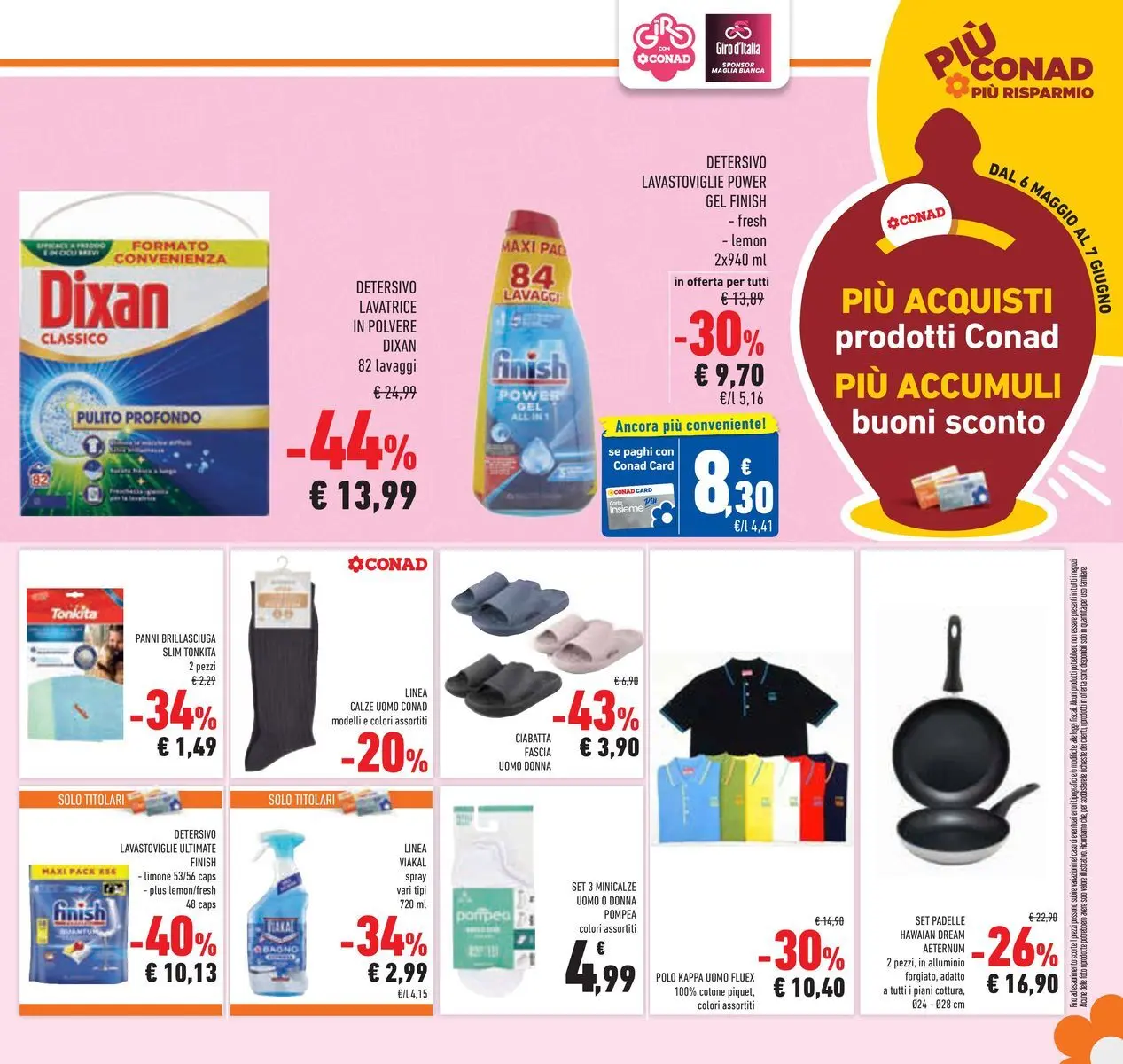 Volantino Conad dal 05/05/2026 > Anteprima | Pagina: 26 | Prodotti: Lavatrice, Lavastoviglie, Polo, Alluminio