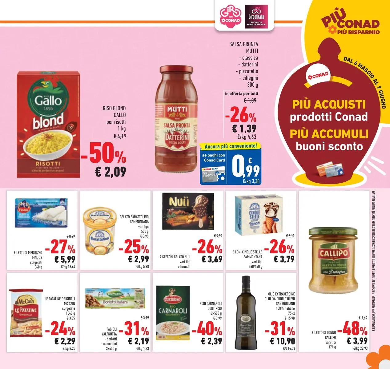 Volantino Conad dal 05/05/2026 > Anteprima | Pagina: 65 | Prodotti: Riso Carnaroli, Riso, Cannellini, Tonno