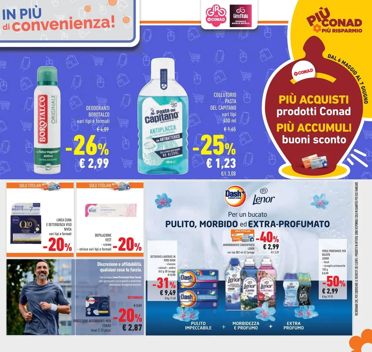 Volantino Conad dal 05/05/2026 > Anteprima | Pagina: 77 | Prodotti: Ammorbidente, Pasta, Lavatrice, Profumo