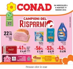 Anteprima del volantino Conad - Campioni del risparmio valido a partire dal 05.05.2026