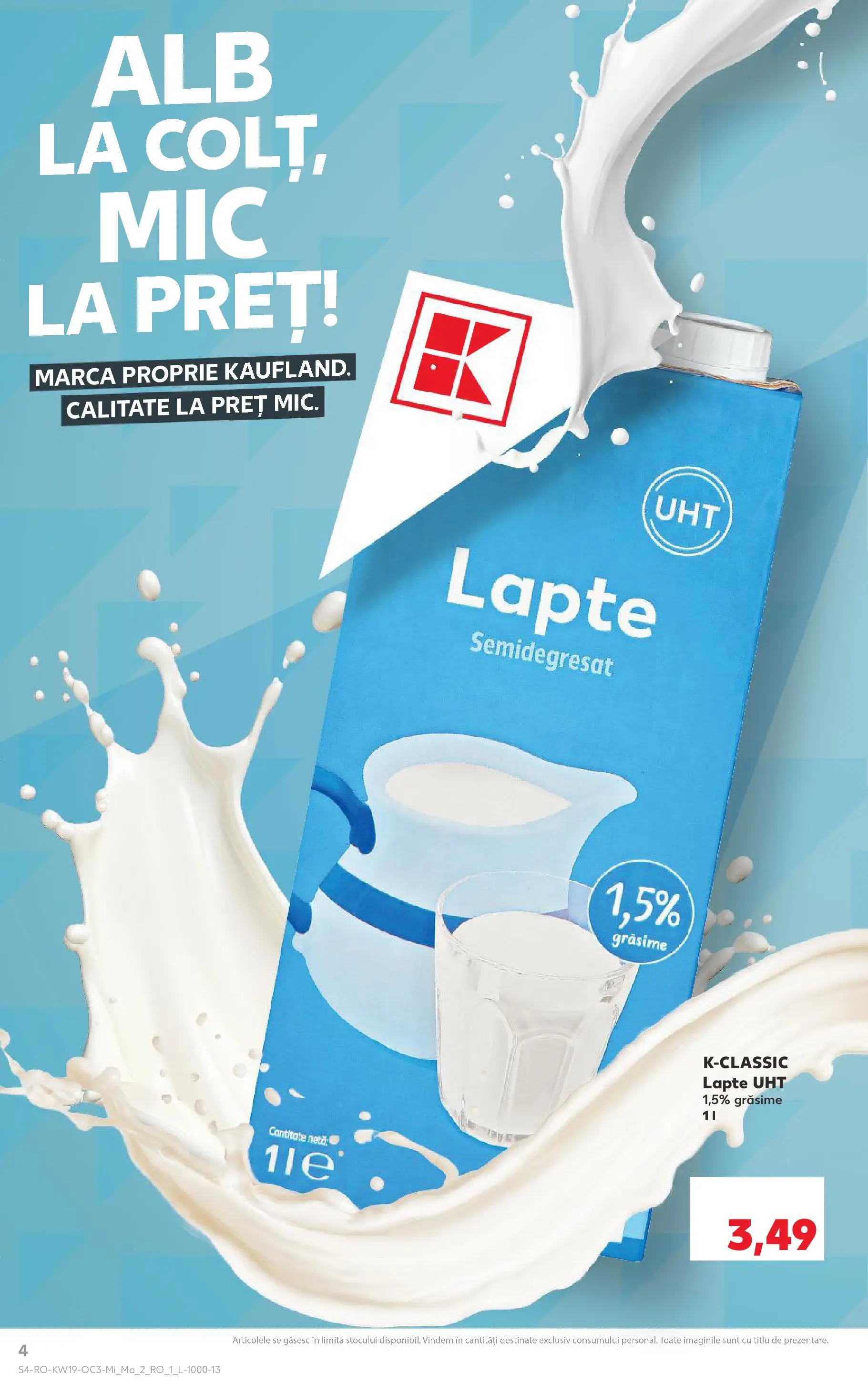 Kaufland Brașov 05.05.2026 - Revista si Oferta | Pagină: 4 | Produse: Lapte