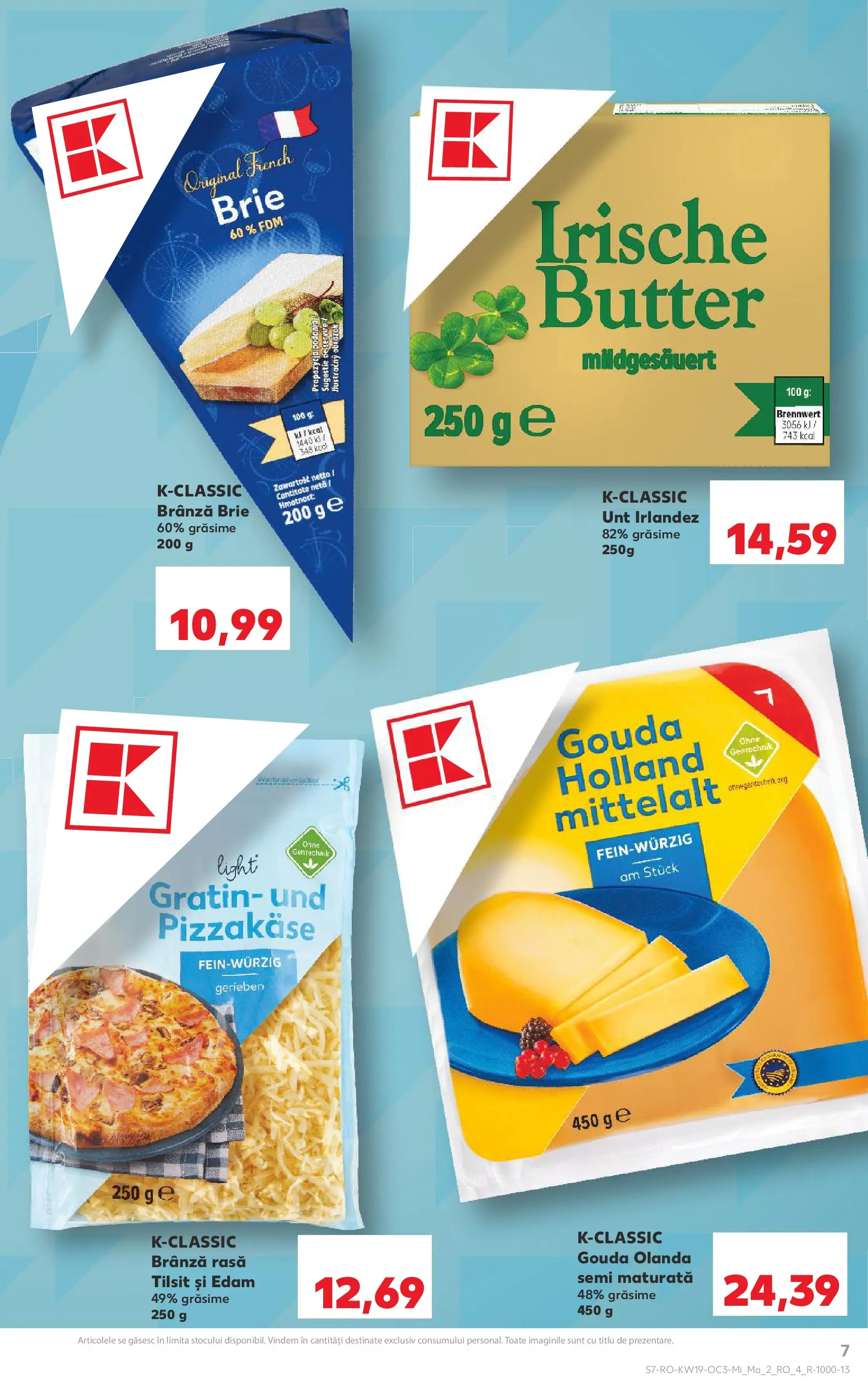 Kaufland Brașov 05.05.2026 - Revista si Oferta | Pagină: 7 | Produse: Unt, Brânză, Gouda
