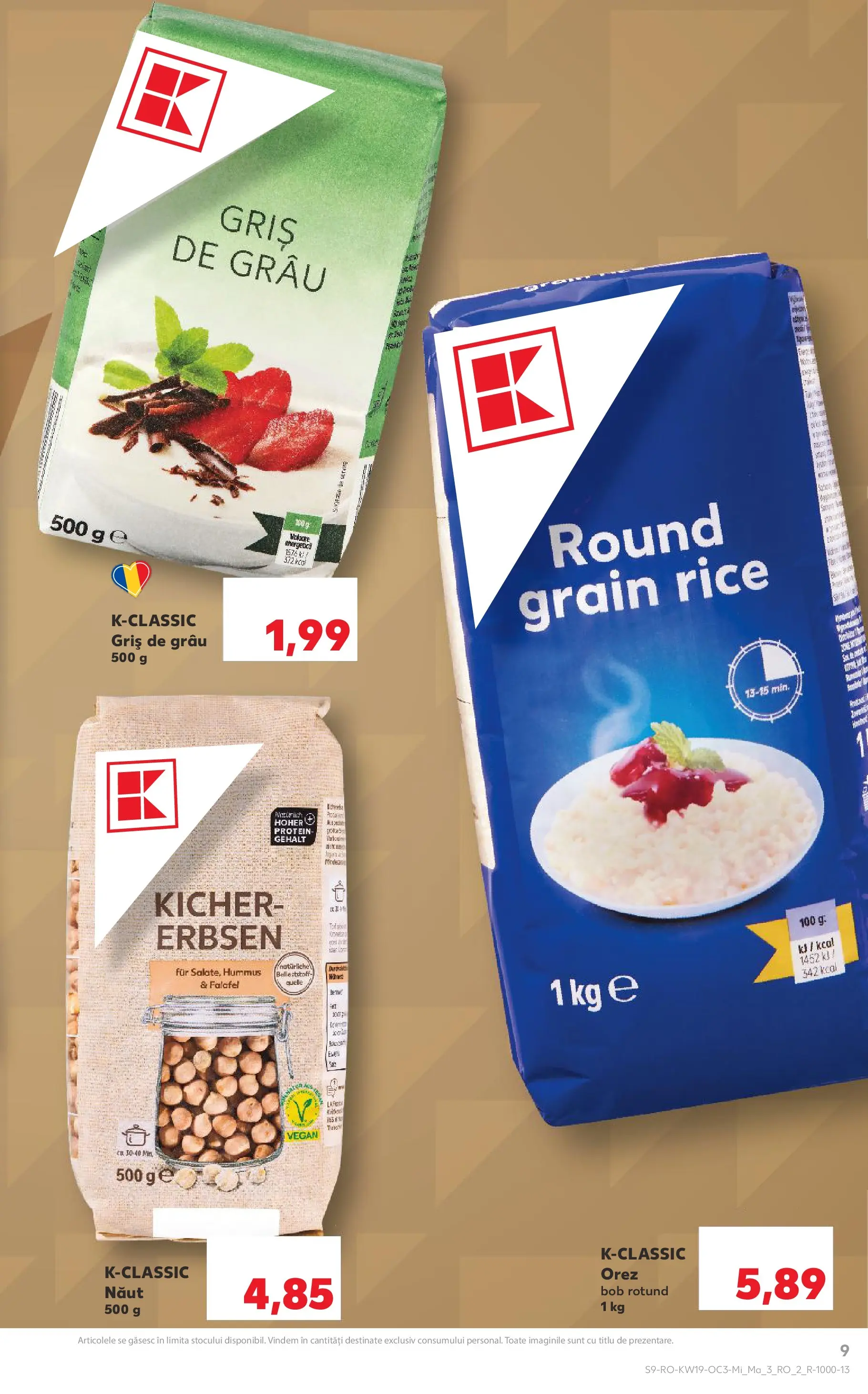 Kaufland Brașov 05.05.2026 - Revista si Oferta | Pagină: 9 | Produse: Orez