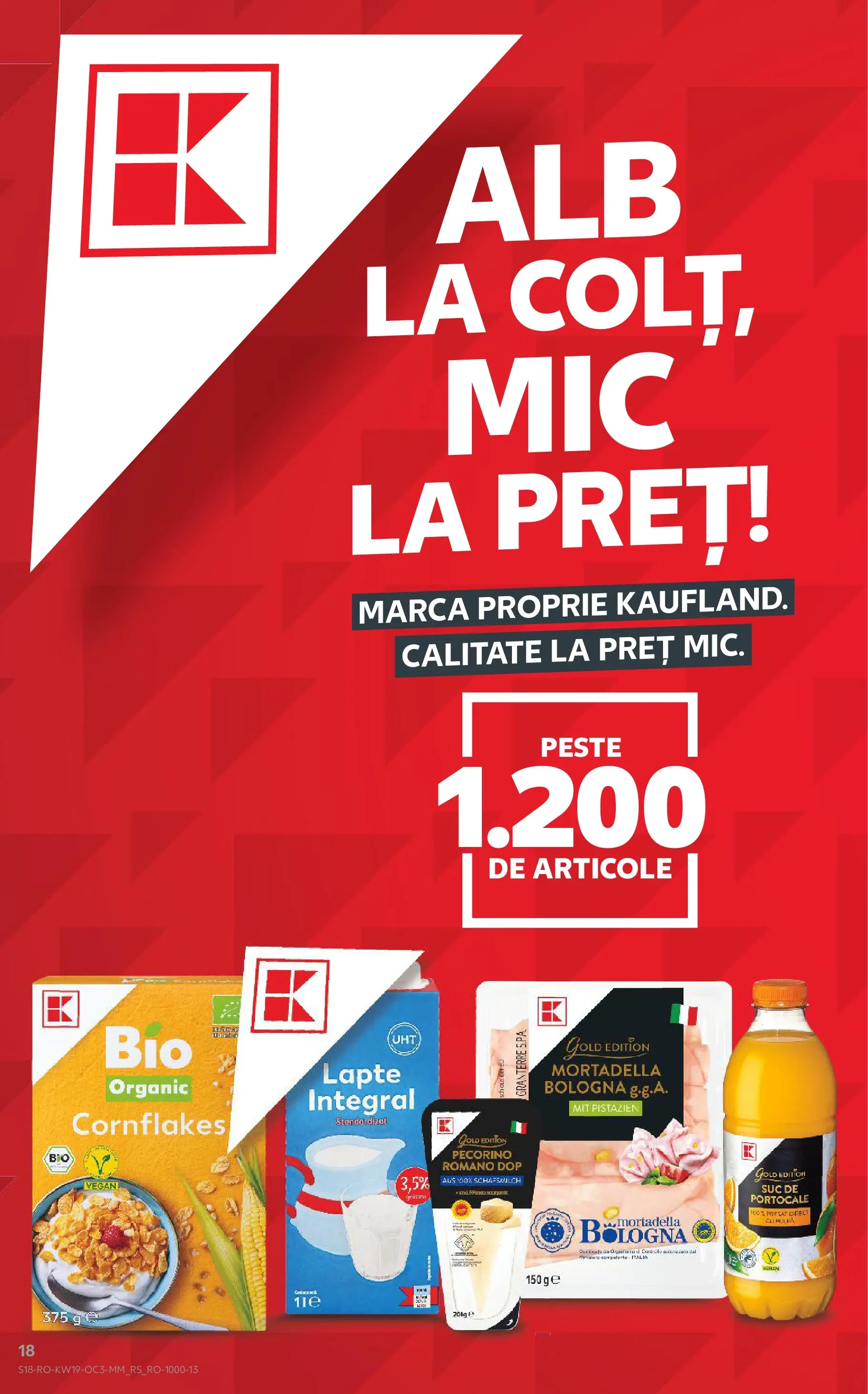 Kaufland Brașov 05.05.2026 - Revista si Oferta | Pagină: 18 | Produse: Şerit ödül, Lapte, Suc, Pește