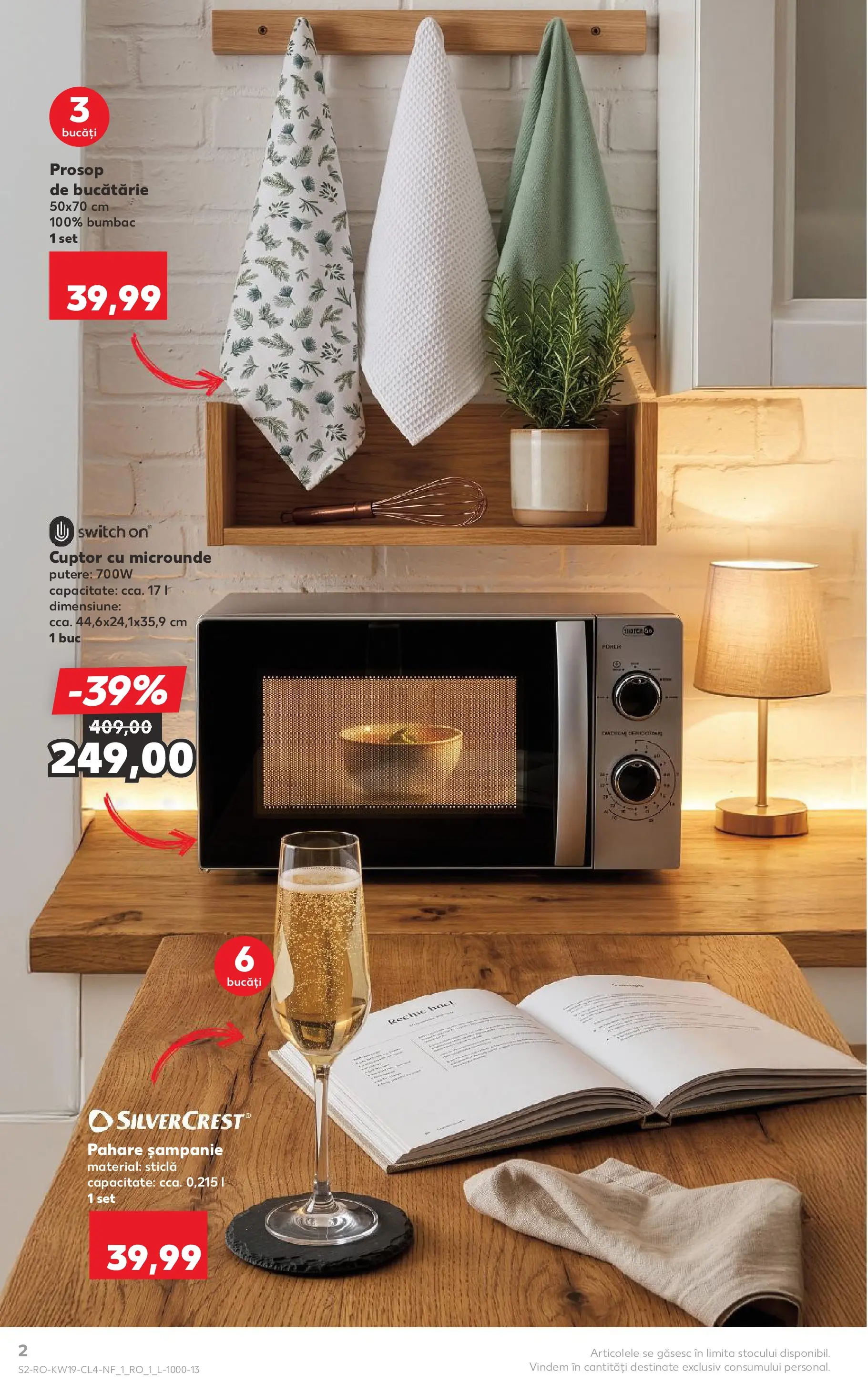 Kaufland Viseu de Sus 05.05.2026 - Revista si Oferta | Pagină: 2 | Produse: Cuptor, Cuptor Cu Microunde, Pahare, Bucătărie