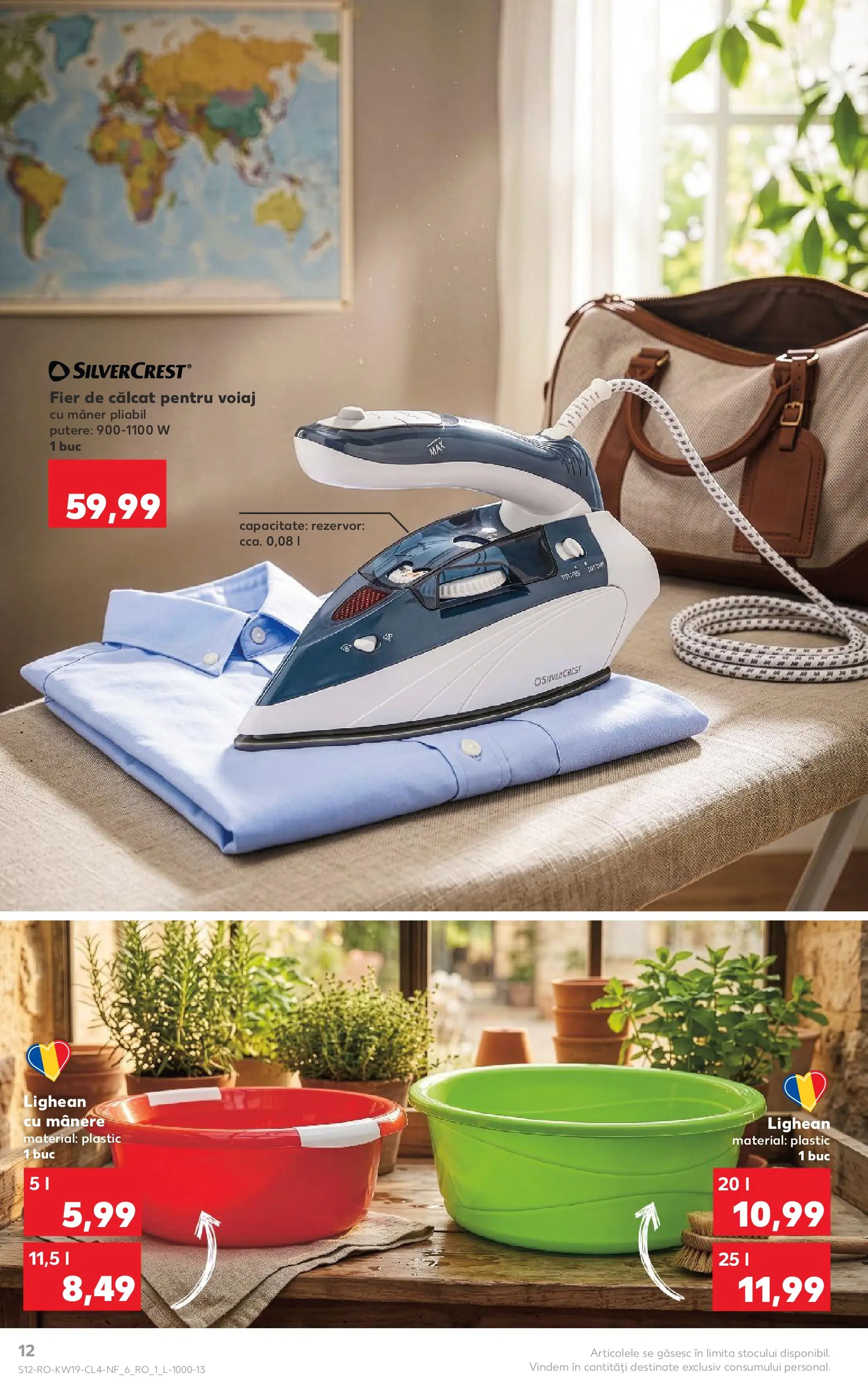 Kaufland Viseu de Sus 05.05.2026 - Revista si Oferta | Pagină: 12 | Produse: Fier de călcat, Mâner
