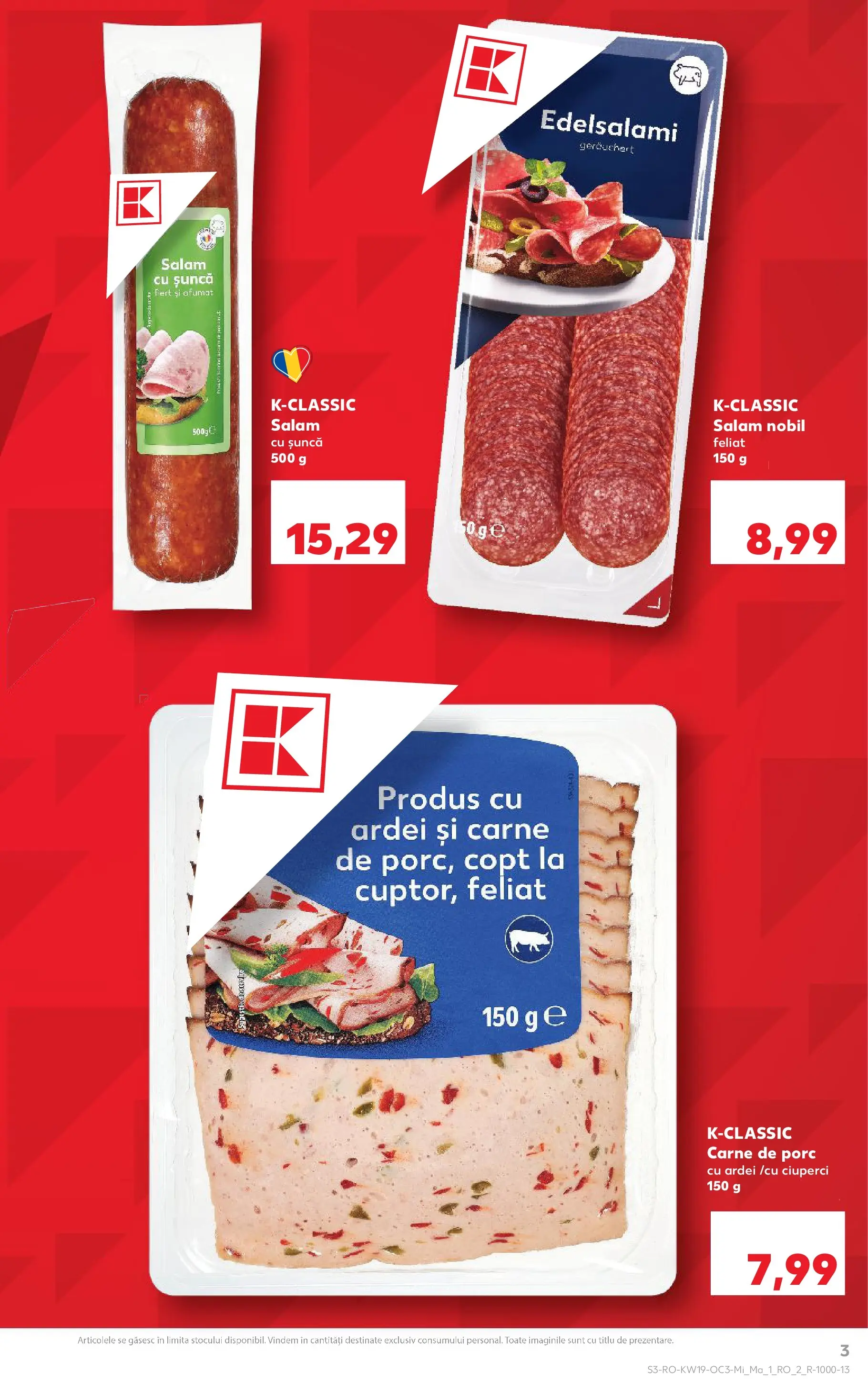 Kaufland Satu Mare 06.05.2026 - Revista si Oferta | Pagină: 3 | Produse: Ciuperci, Ardei, Salam, Șuncă