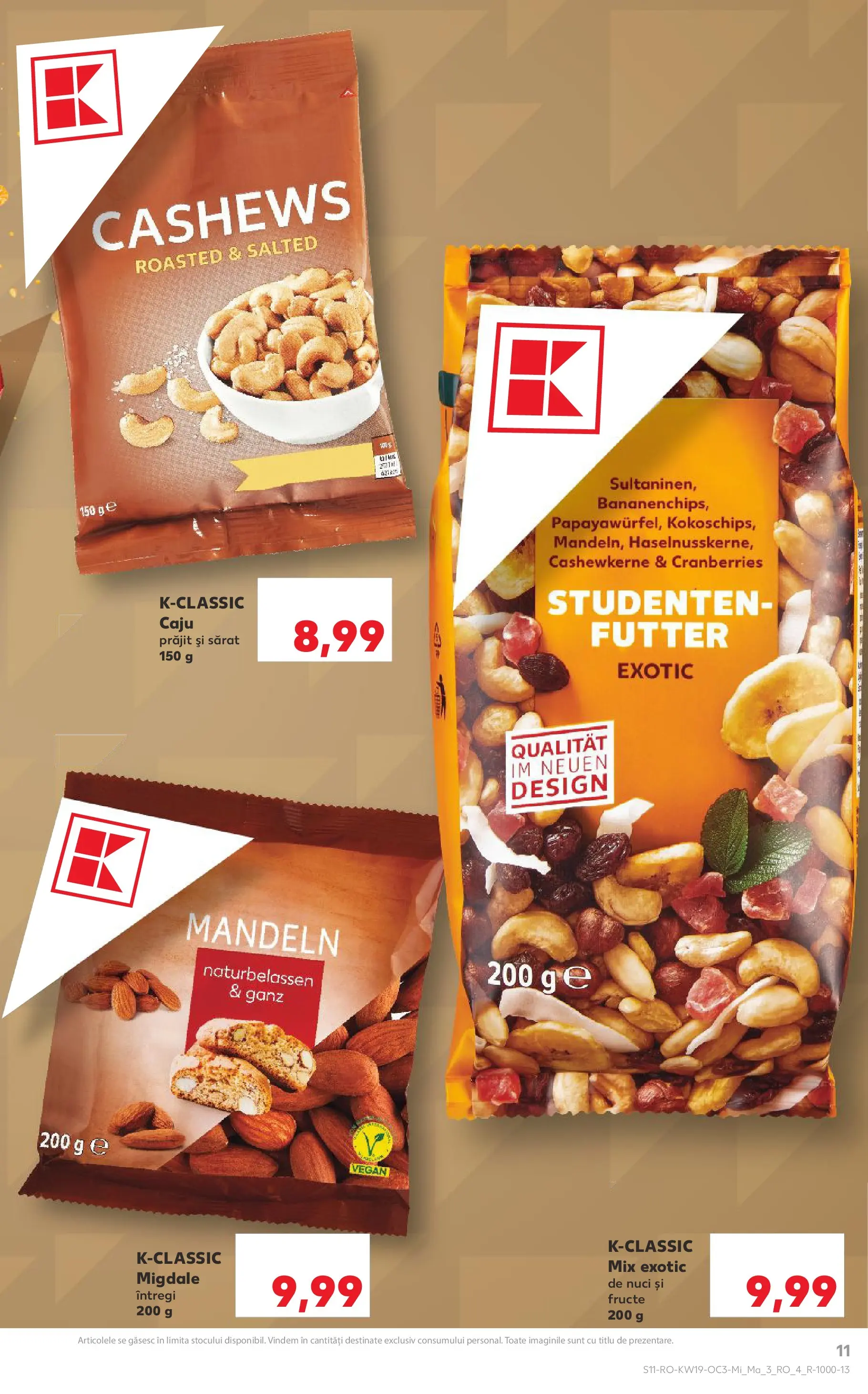 Kaufland Brașov 05.05.2026 - Revista si Oferta | Pagină: 11 | Produse: Migdale, Caju, Nuci, Fructe