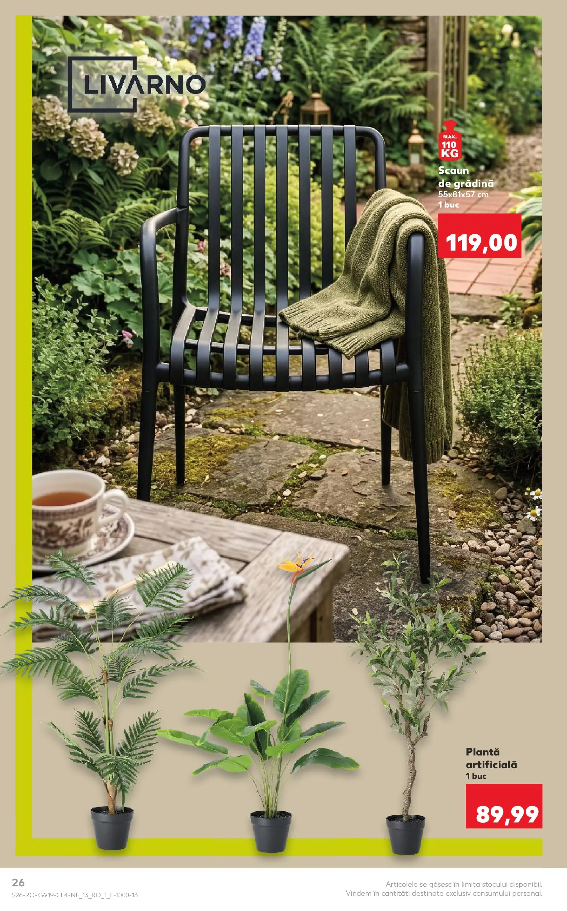Kaufland Viseu de Sus 05.05.2026 - Revista si Oferta | Pagină: 26 | Produse: Scaun
