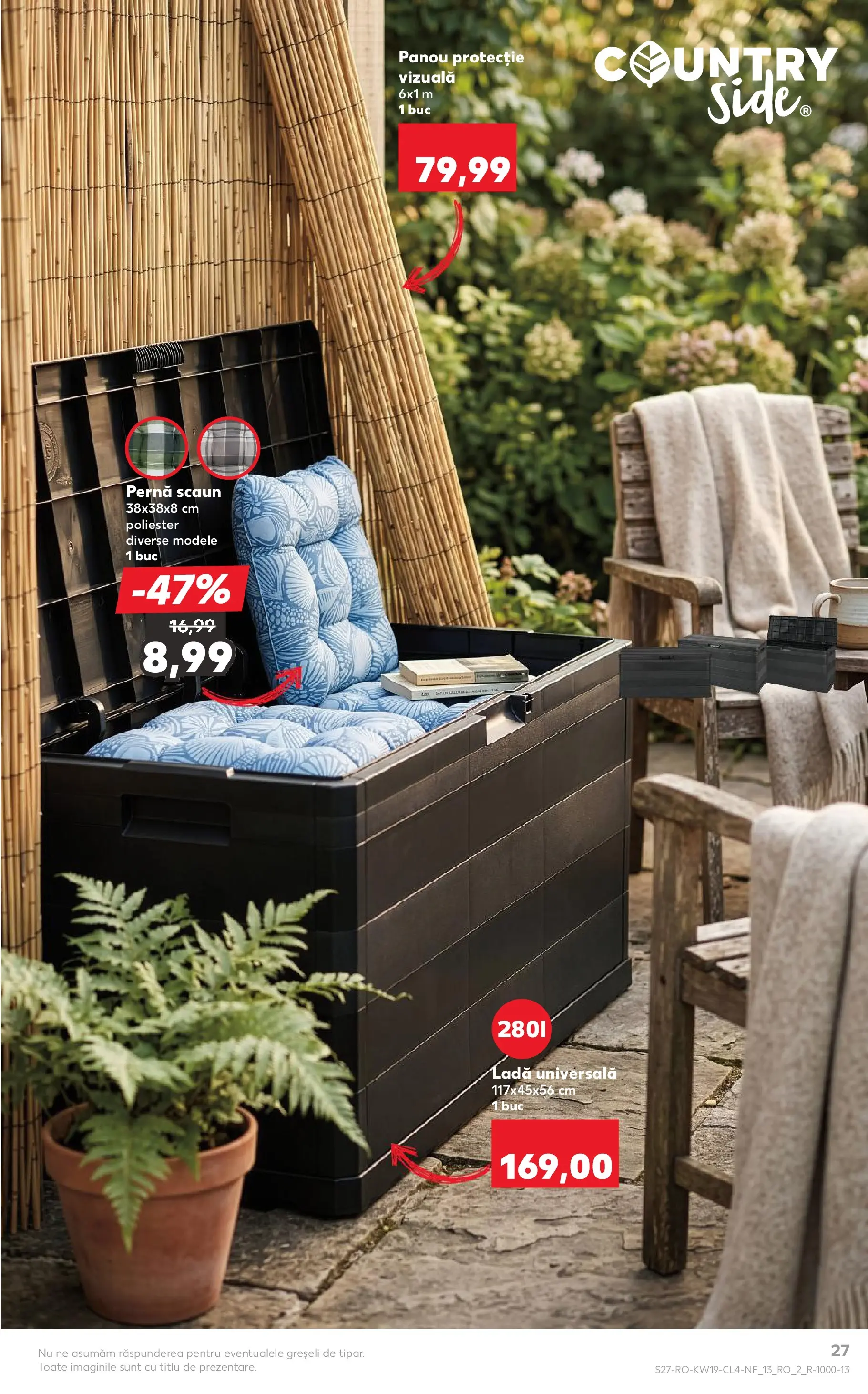 Kaufland Viseu de Sus 05.05.2026 - Revista si Oferta | Pagină: 27 | Produse: Pernă scaun, Pernă, Scaun