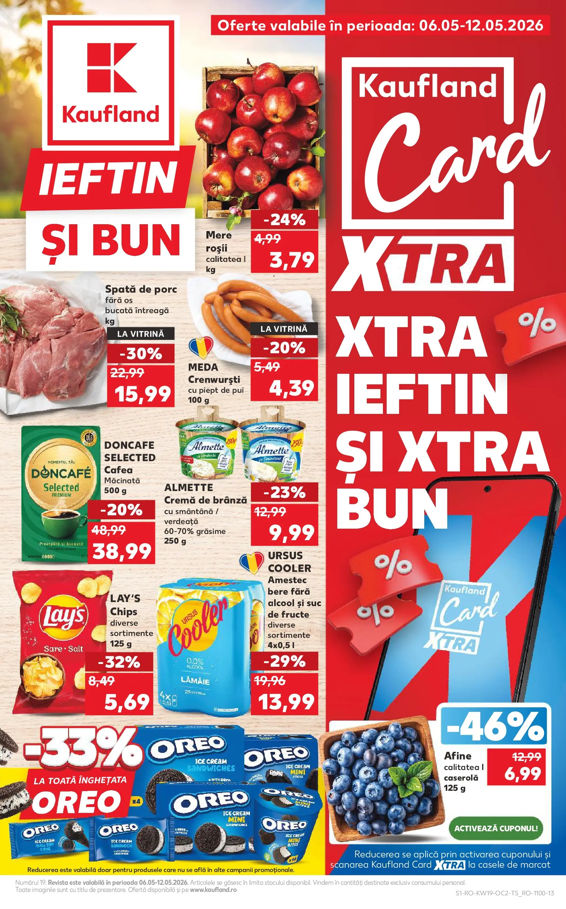 Kaufland Galați 06.05.2026 - Revista si Oferta | Pagină: 1 | Produse: Hacıyatmaz Kedi Oyuncağı, Cafea, Suc, Lămâie