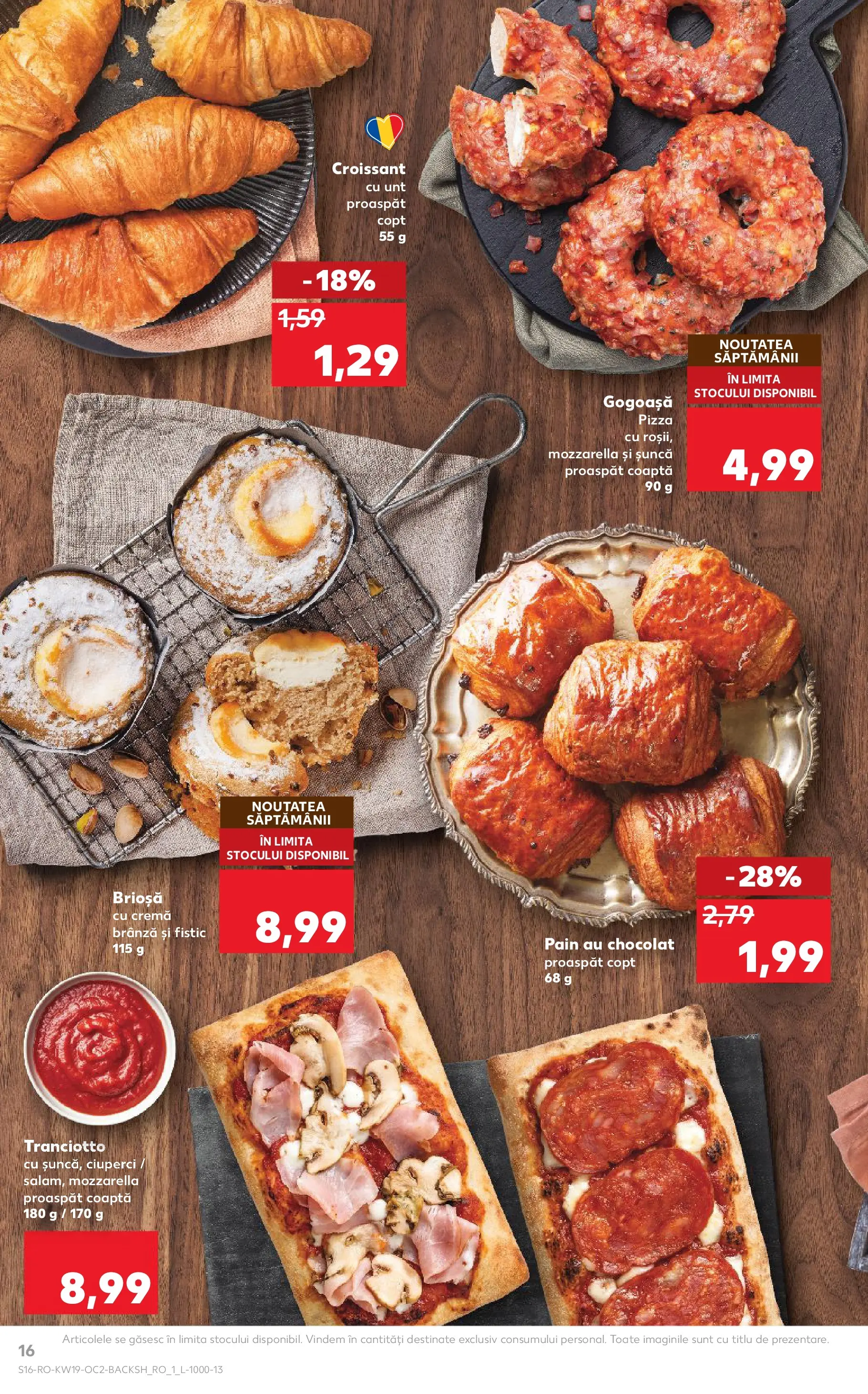 Kaufland Domnesti 06.05.2026 - Revista si Oferta | Pagină: 16 | Produse: Cremă, Șuncă, Pizza, Fistic