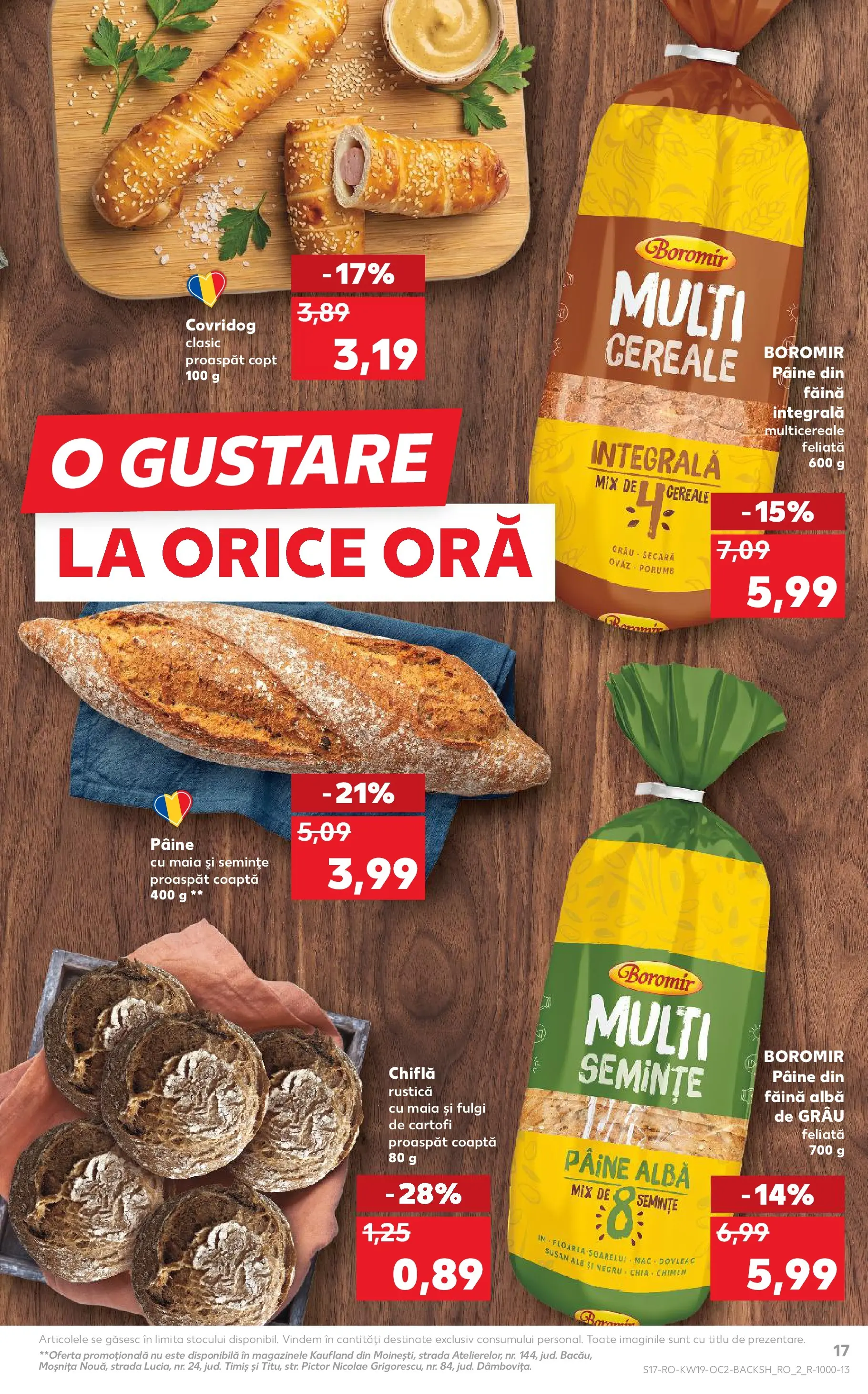 Kaufland Domnesti 06.05.2026 - Revista si Oferta | Pagină: 17 | Produse: Semințe, Chiflă, Făină, Porumb