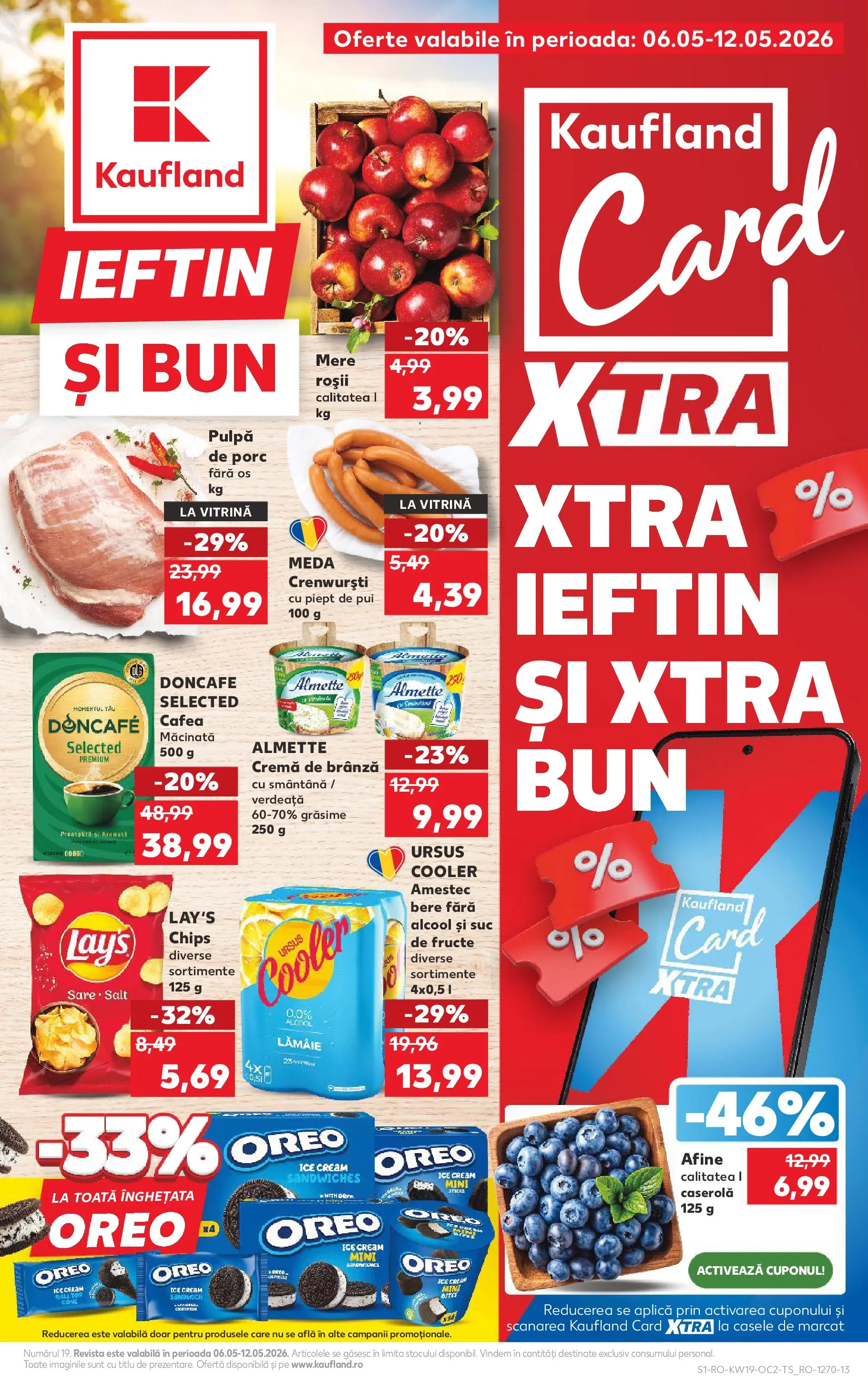 Kaufland Viseu de Sus 06.05.2026 - Revista si Oferta | Pagină: 1 | Produse: Hacıyatmaz Kedi Oyuncağı, Roșii, Înghețată, Lămâie